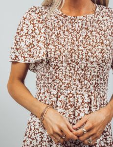 Livia Floral Dress sold by Shop Stevie