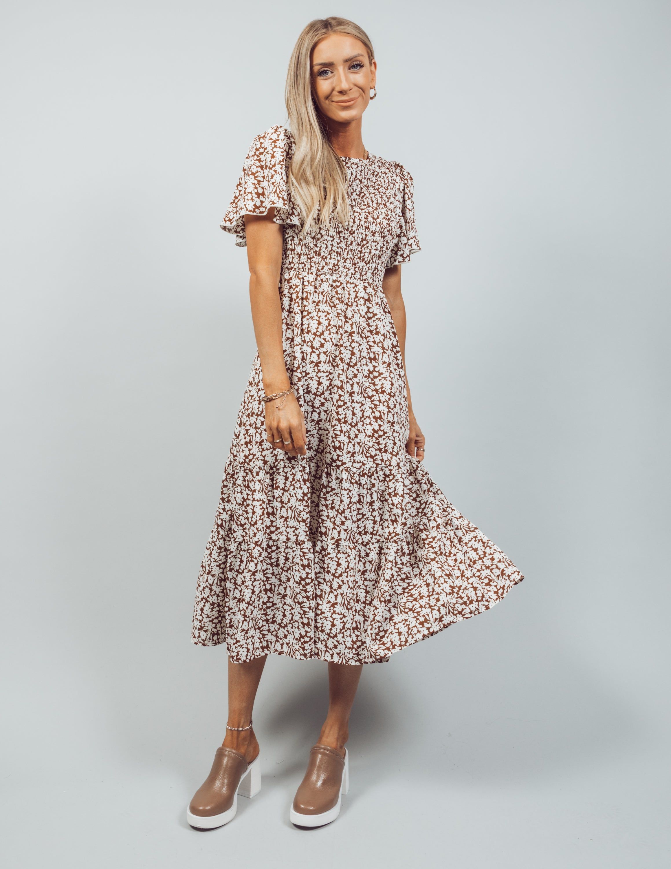 Livia Floral Dress sold by Shop Stevie