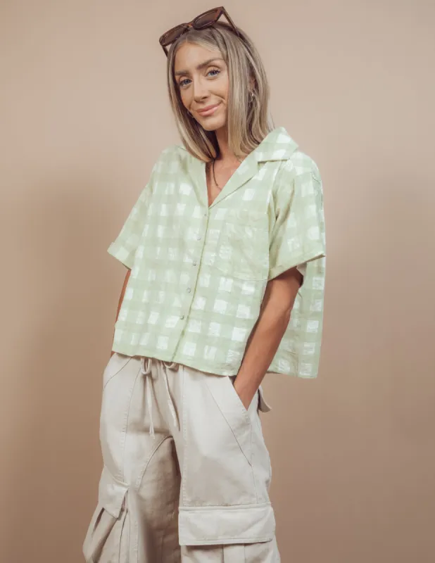 Davina Gingham Top sold by Shop Stevie