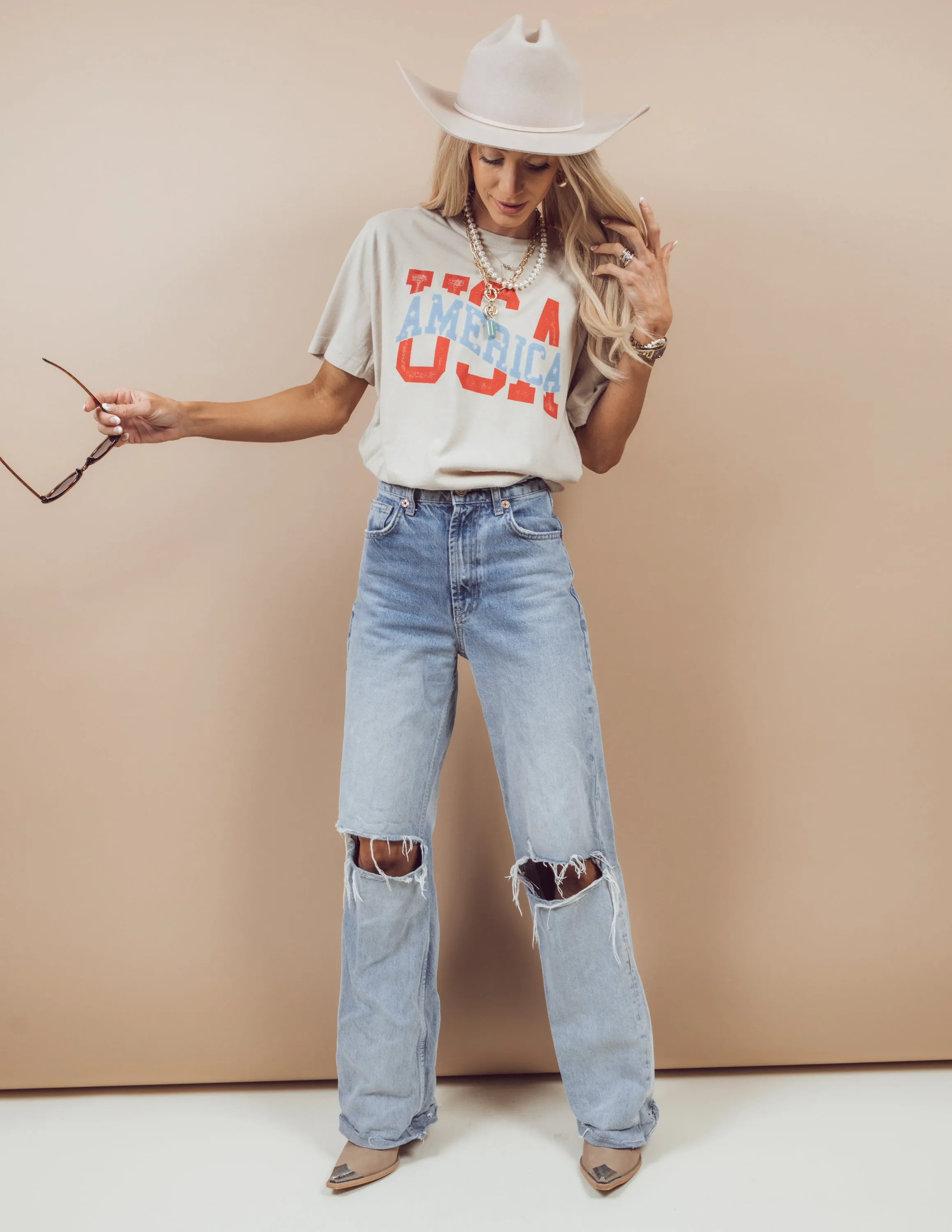 America USA Graphic Tee sold by Shop Stevie