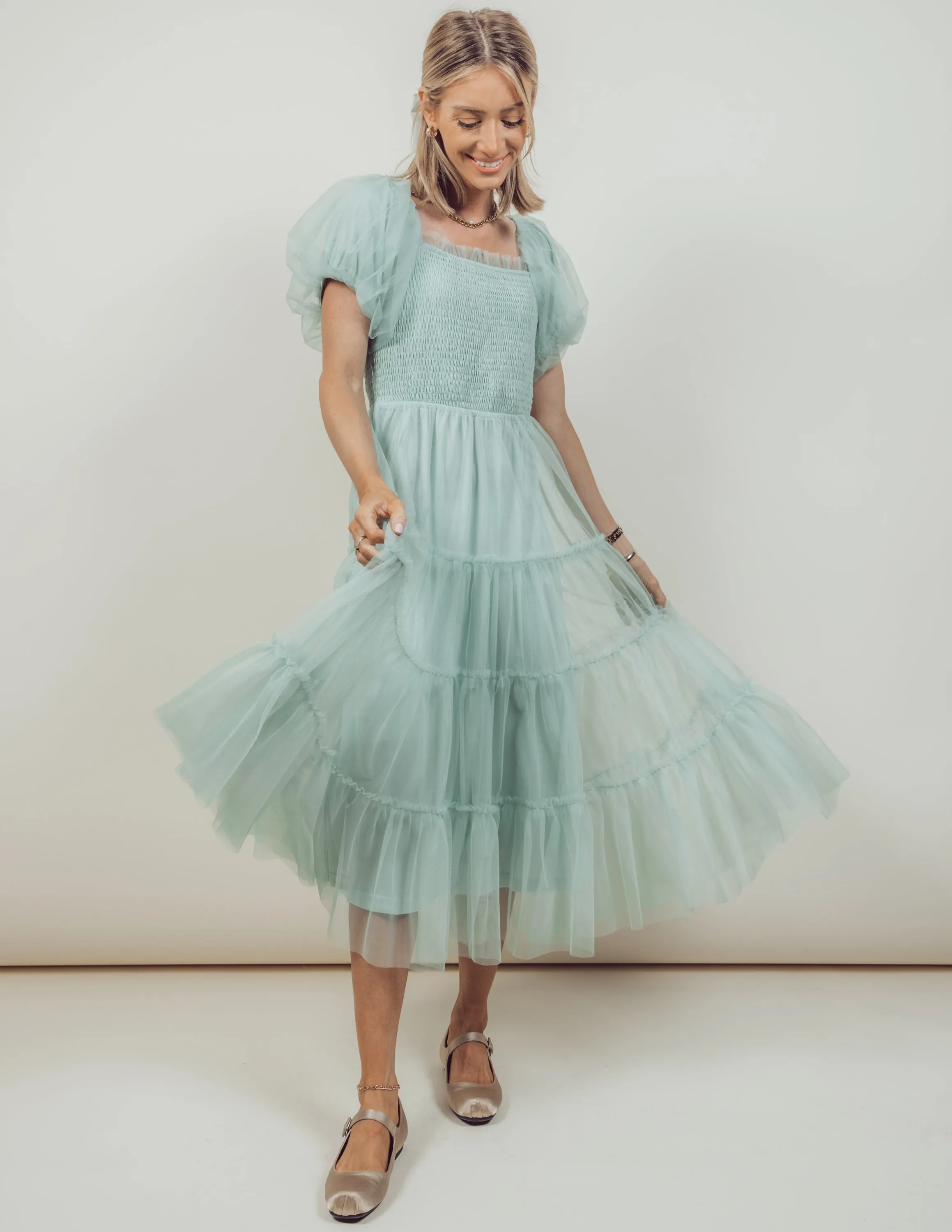 Dani Ruffle Dress sold by Shop Stevie product image thumbnail 5