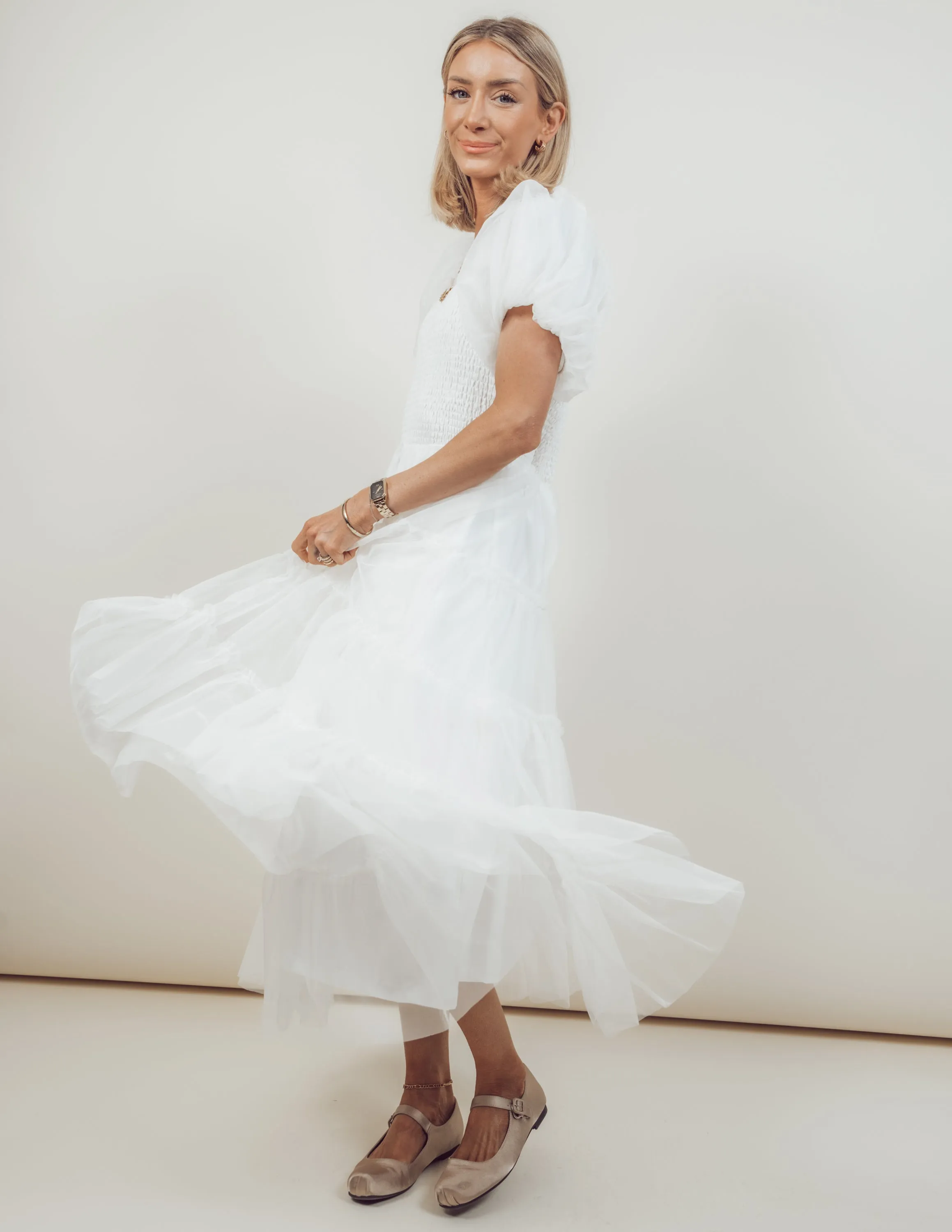 Dani Ruffle Dress sold by Shop Stevie product image thumbnail 2