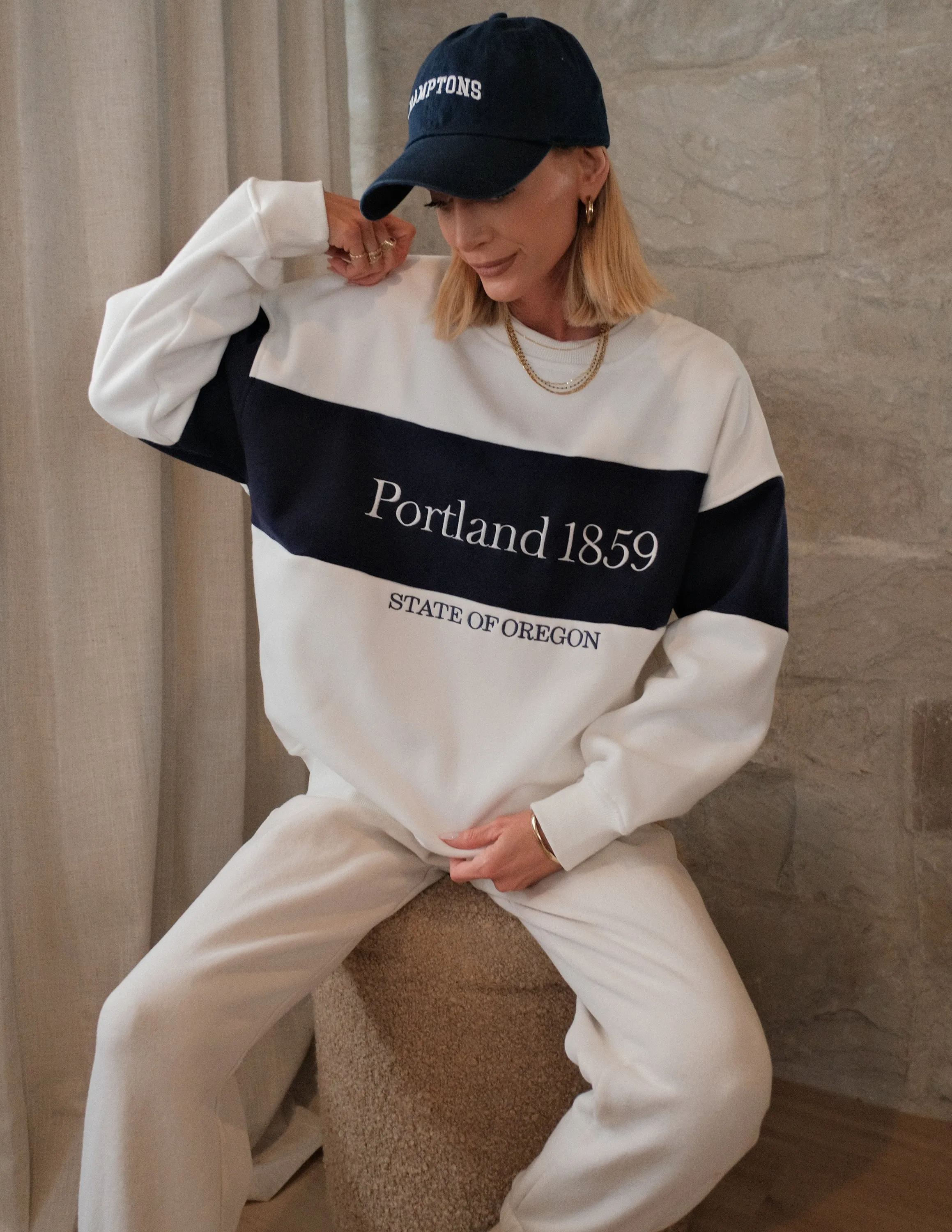 Portland Color Block Sweatshirt sold by Shop Stevie product image thumbnail 2