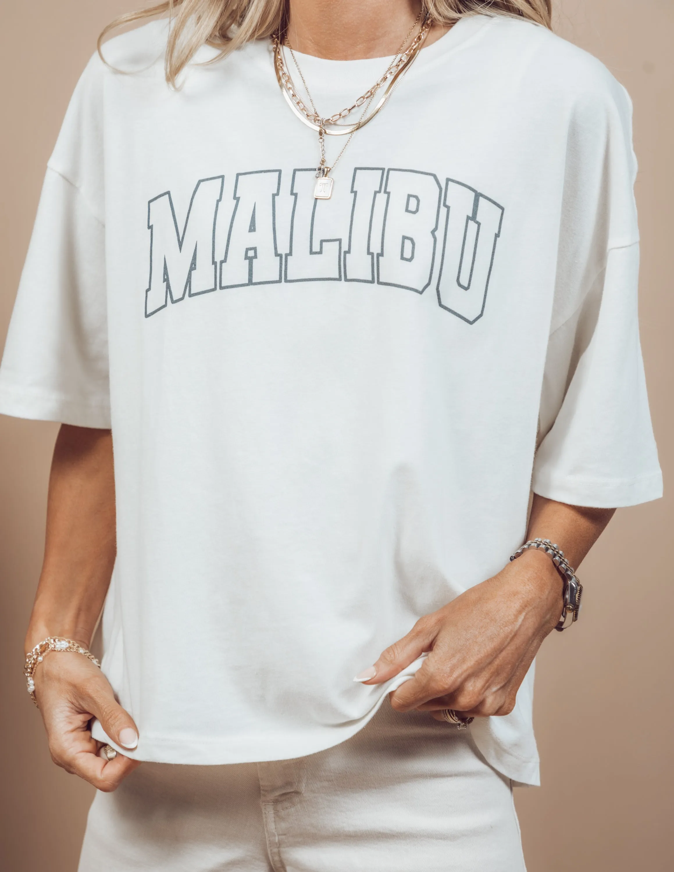 Malibu Graphic Short Sleeve Tee sold by Shop Stevie product image thumbnail 3