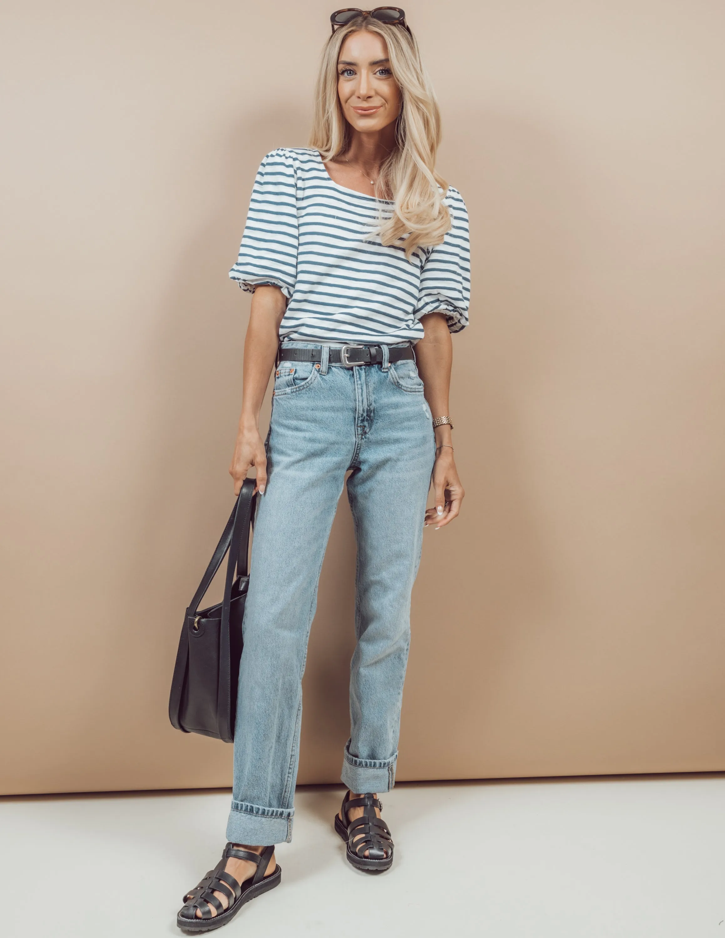 Melany Striped Top sold by Shop Stevie product image thumbnail 2