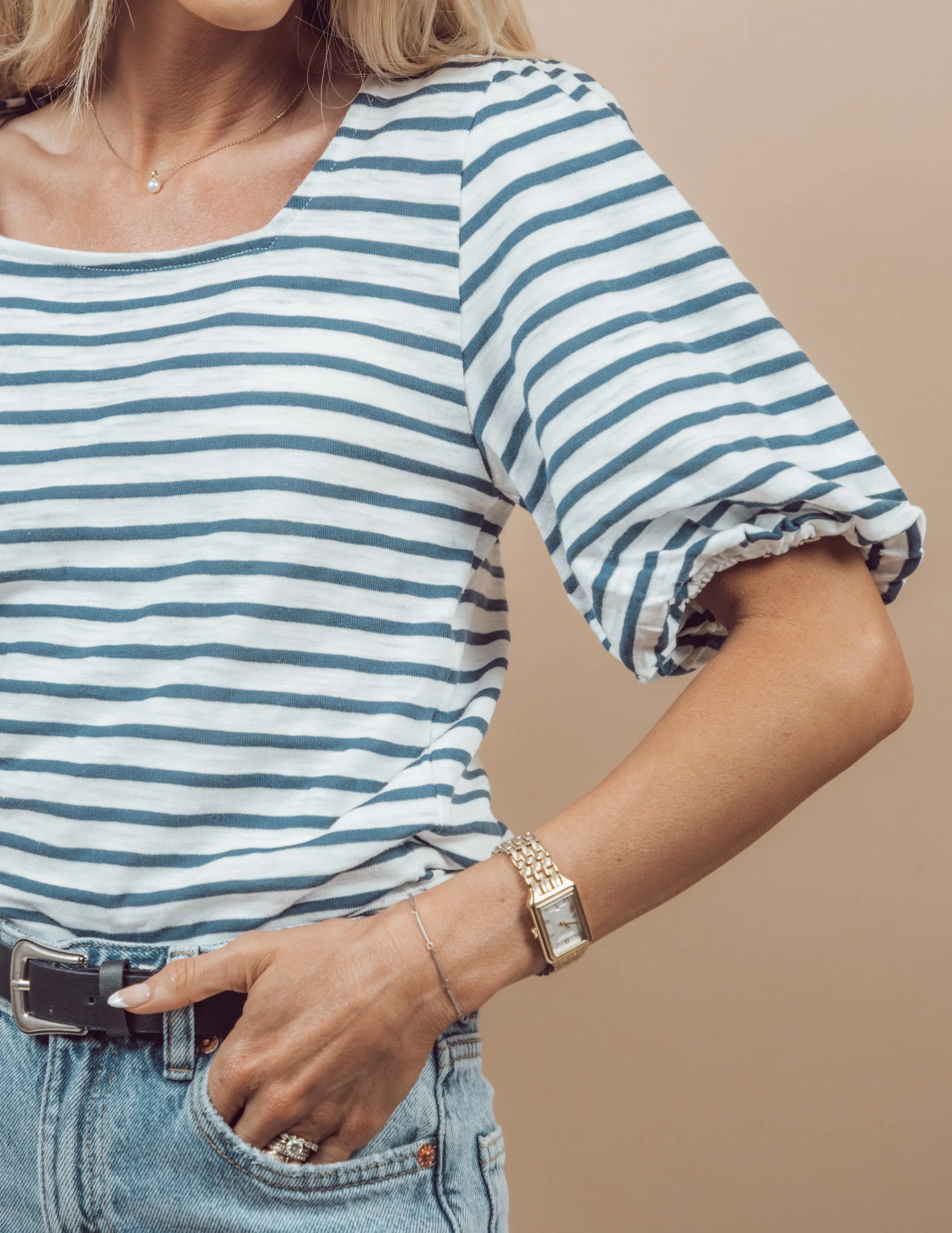 Melany Striped Top sold by Shop Stevie product image thumbnail 3