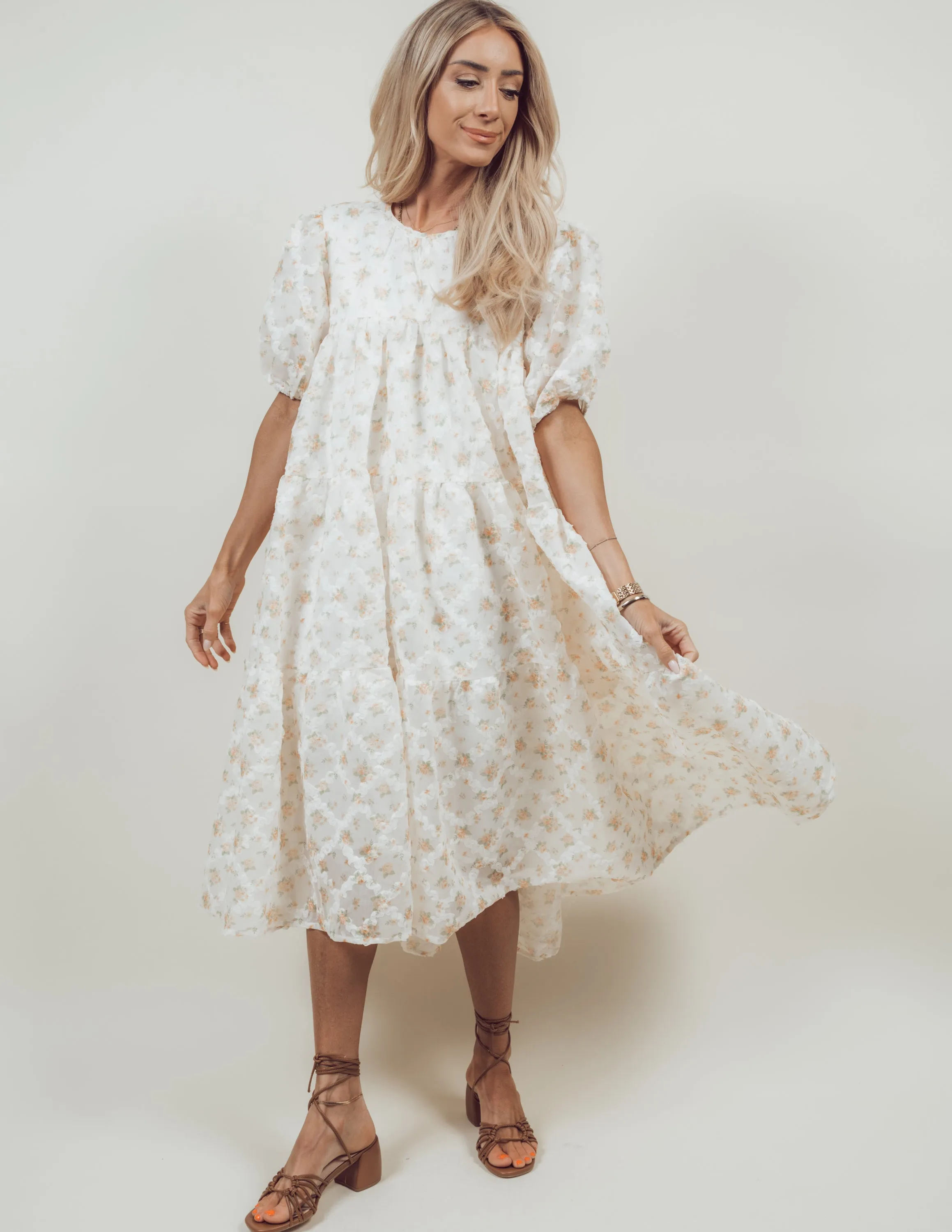 Amable Floral Midi Dress sold by Shop Stevie product image thumbnail 2