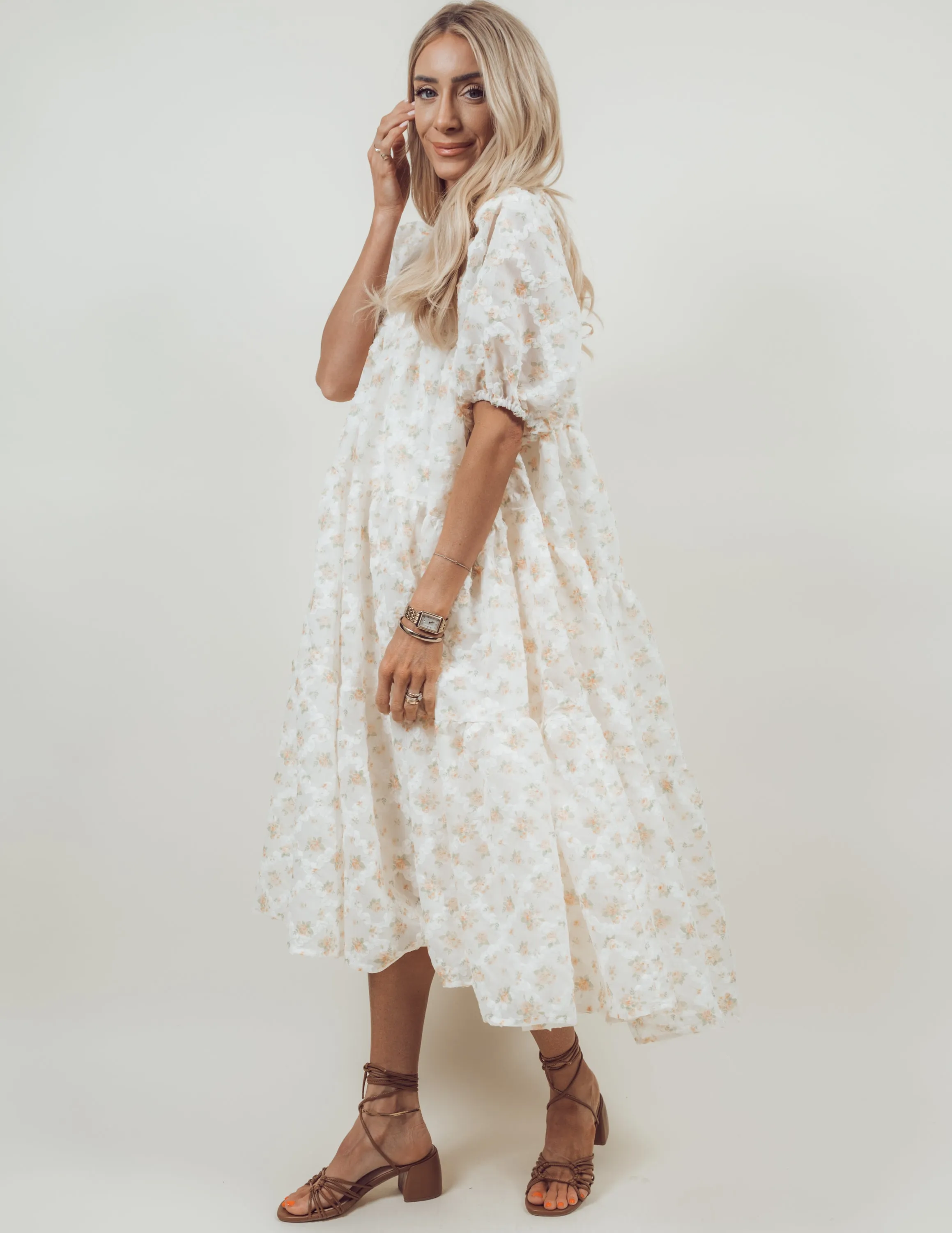 Amable Floral Midi Dress sold by Shop Stevie product image thumbnail 3