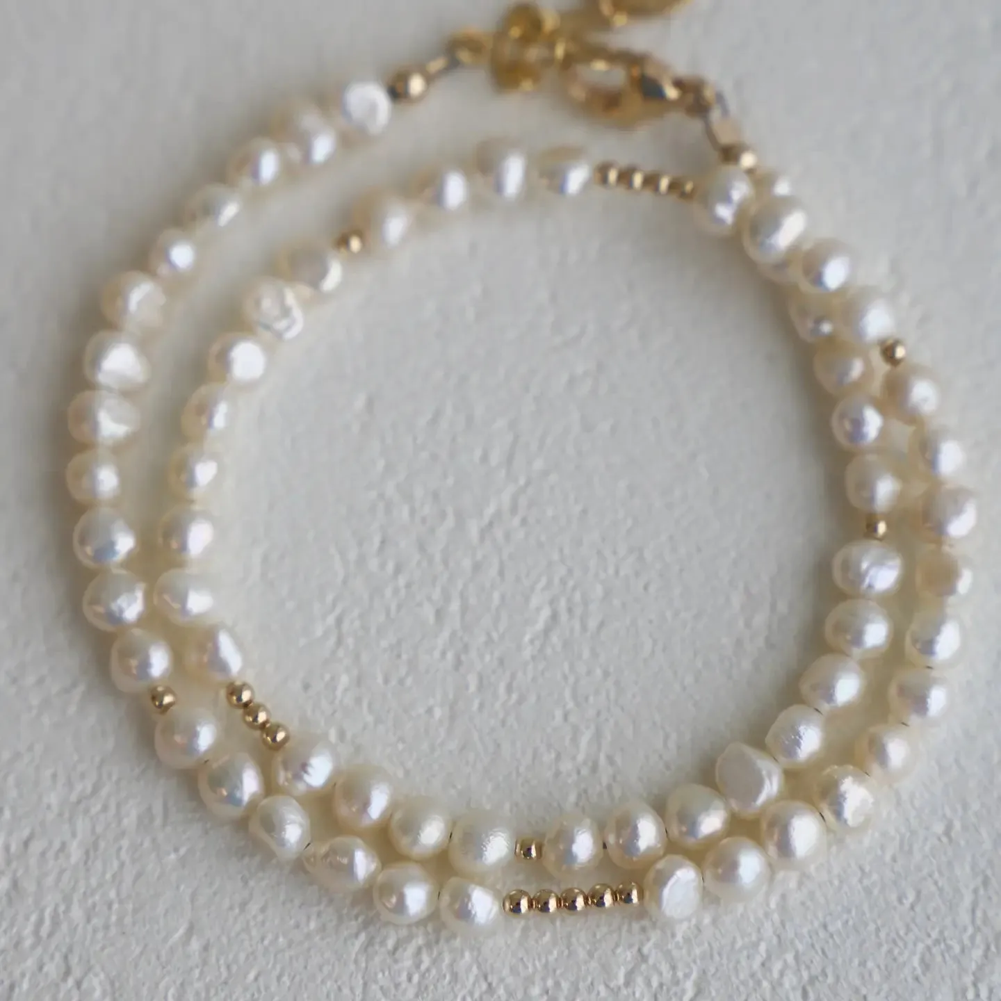 Pearl Double Wrap Bracelet sold by Shop Stevie product image thumbnail 3