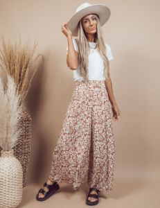 Aliza Floral Pants sold by Shop Stevie