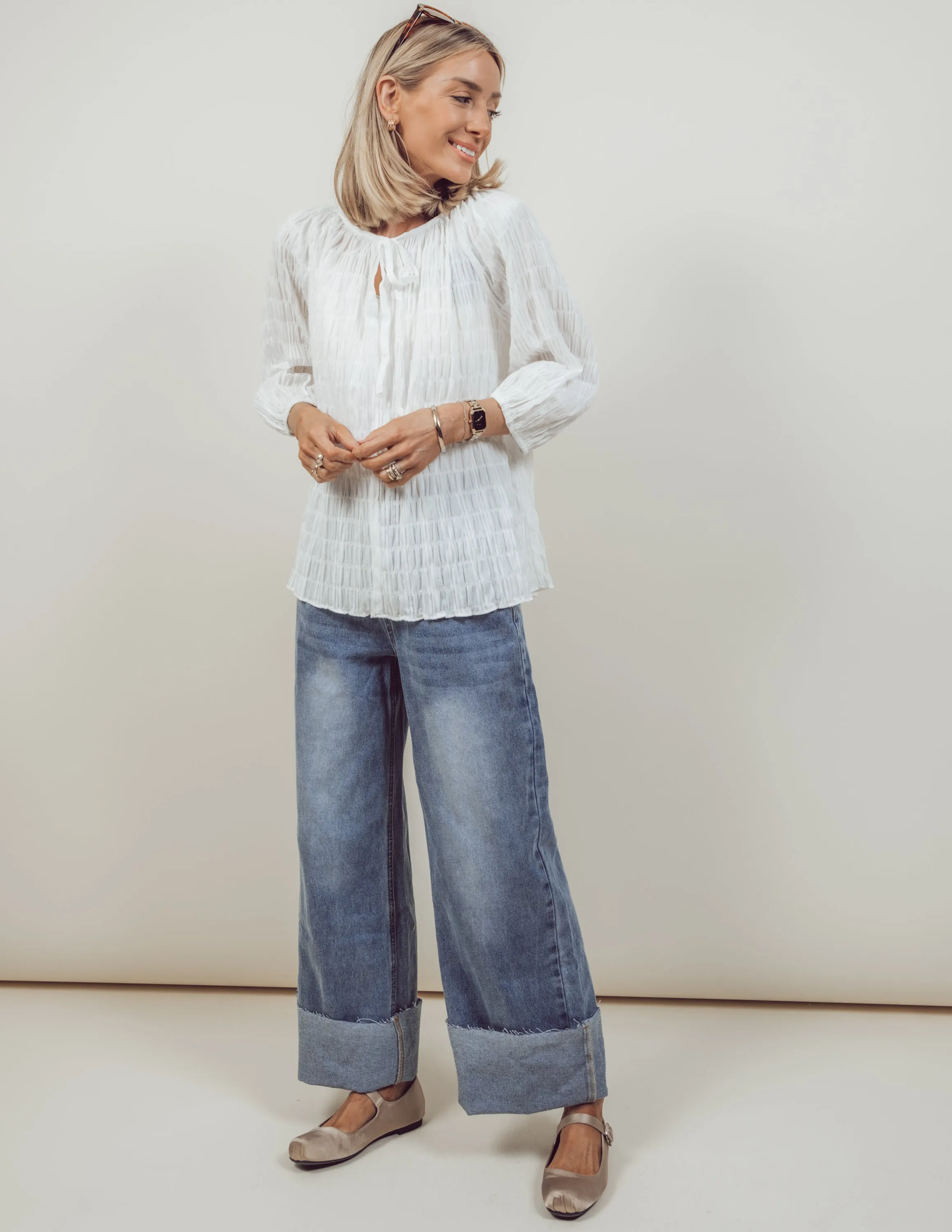 Matilda Textured Top sold by Shop Stevie product image thumbnail 5