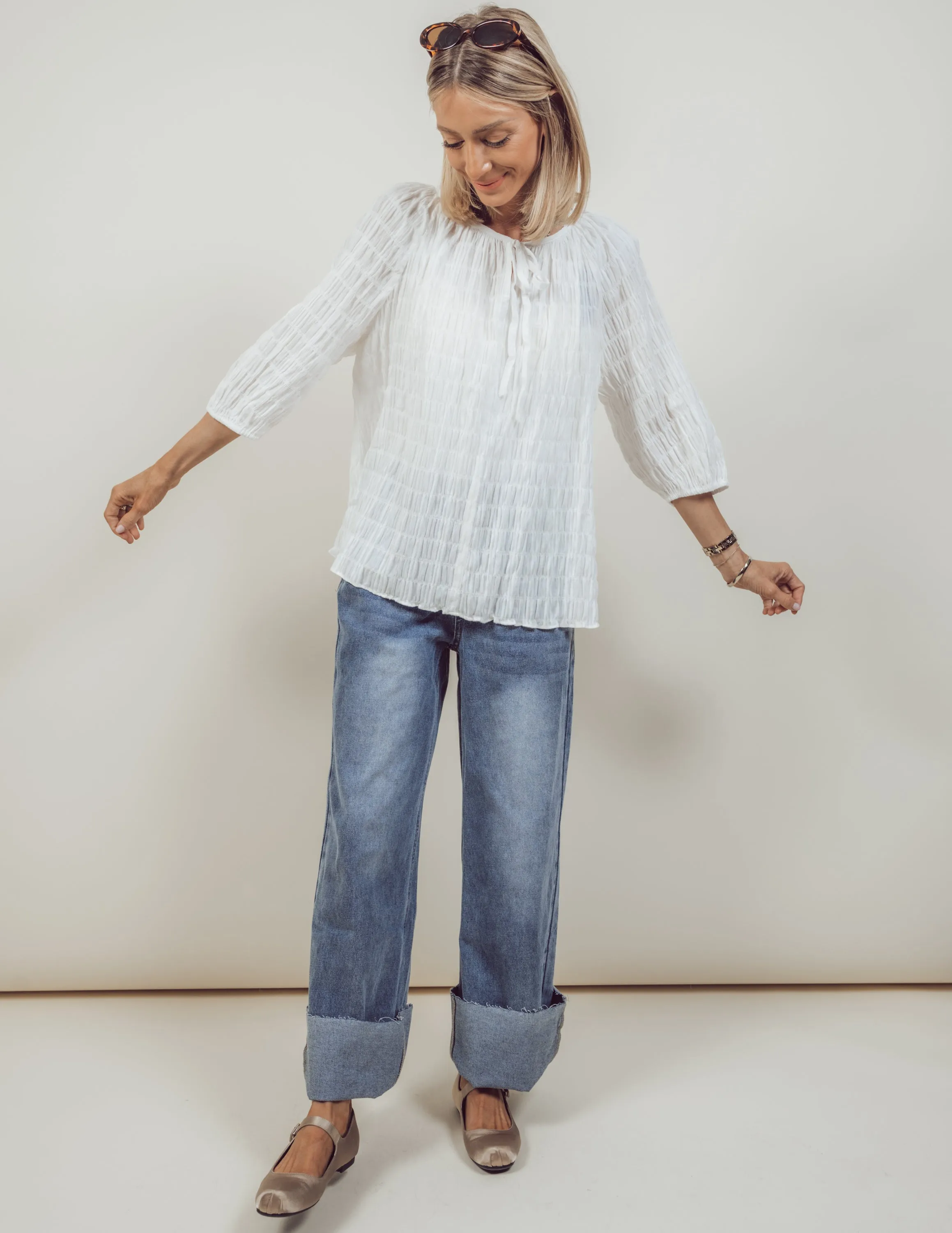 Matilda Textured Top sold by Shop Stevie product image thumbnail 3