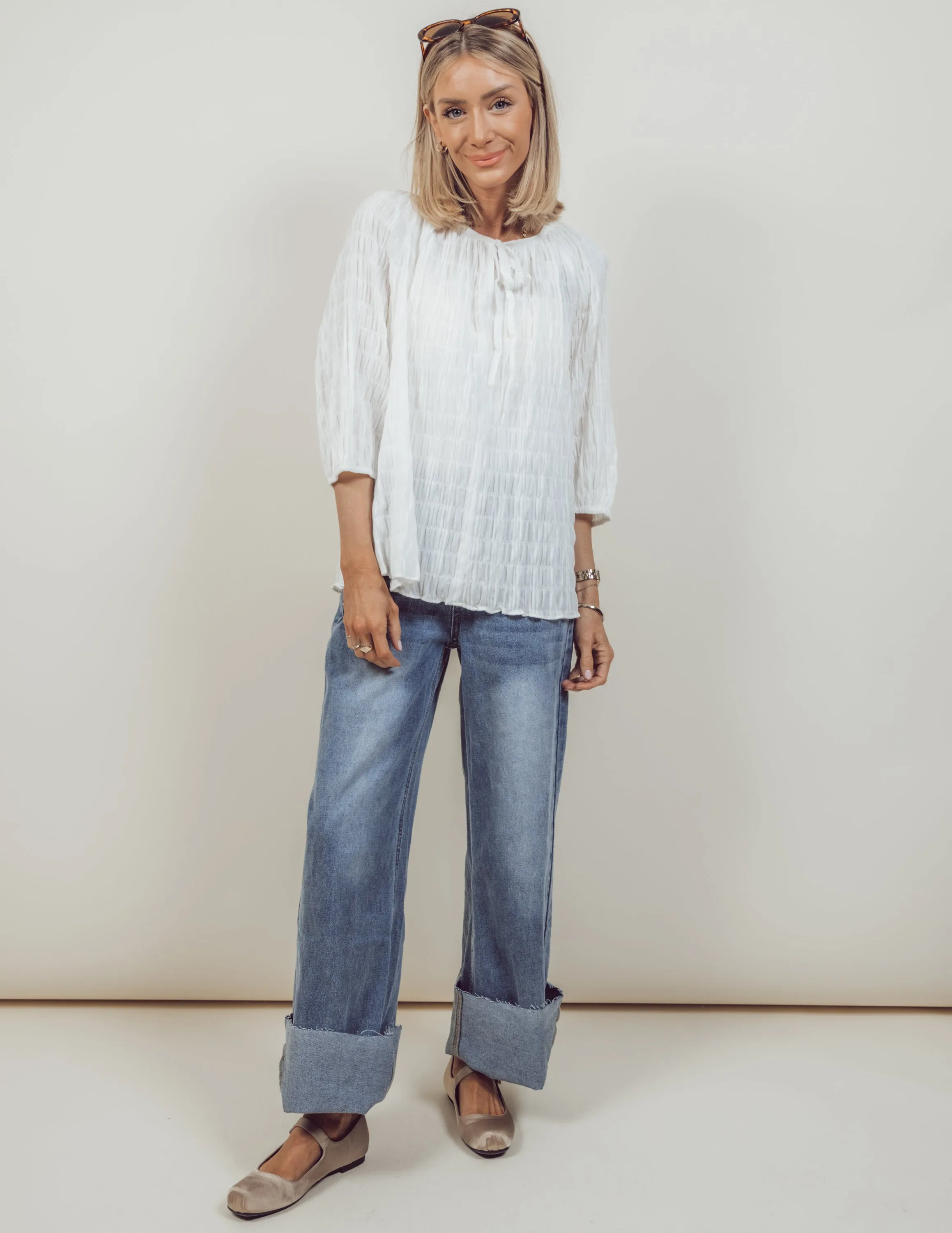 Matilda Textured Top sold by Shop Stevie product image thumbnail 2