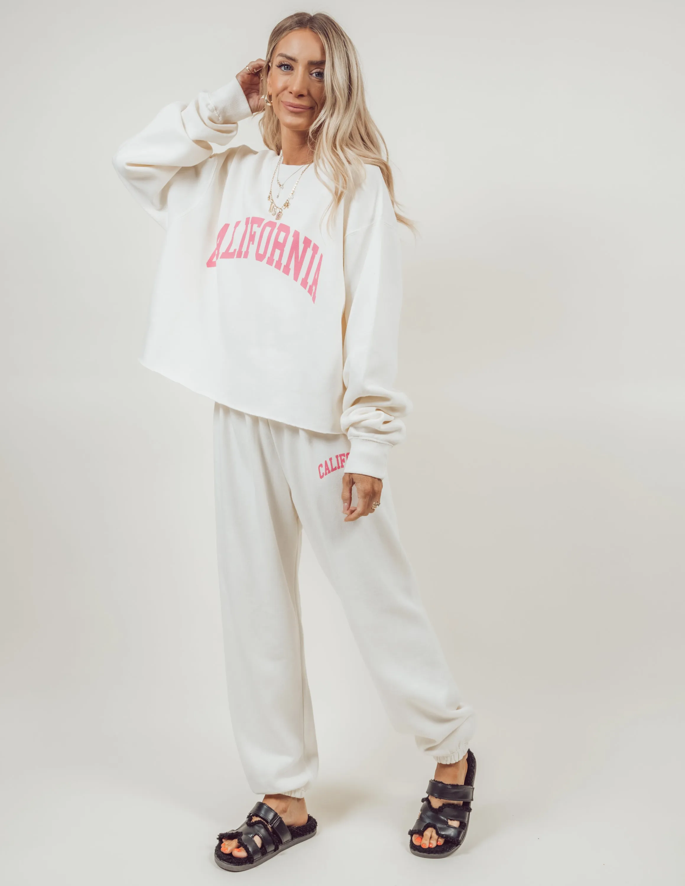 California Sweatpants in Bone sold by Shop Stevie product image thumbnail 4