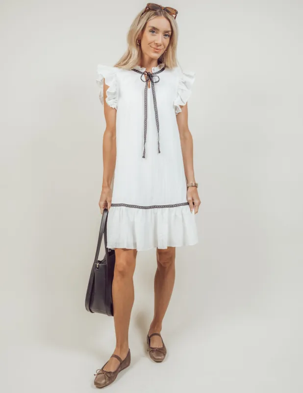 Lenah Ruffle Dress sold by Shop Stevie