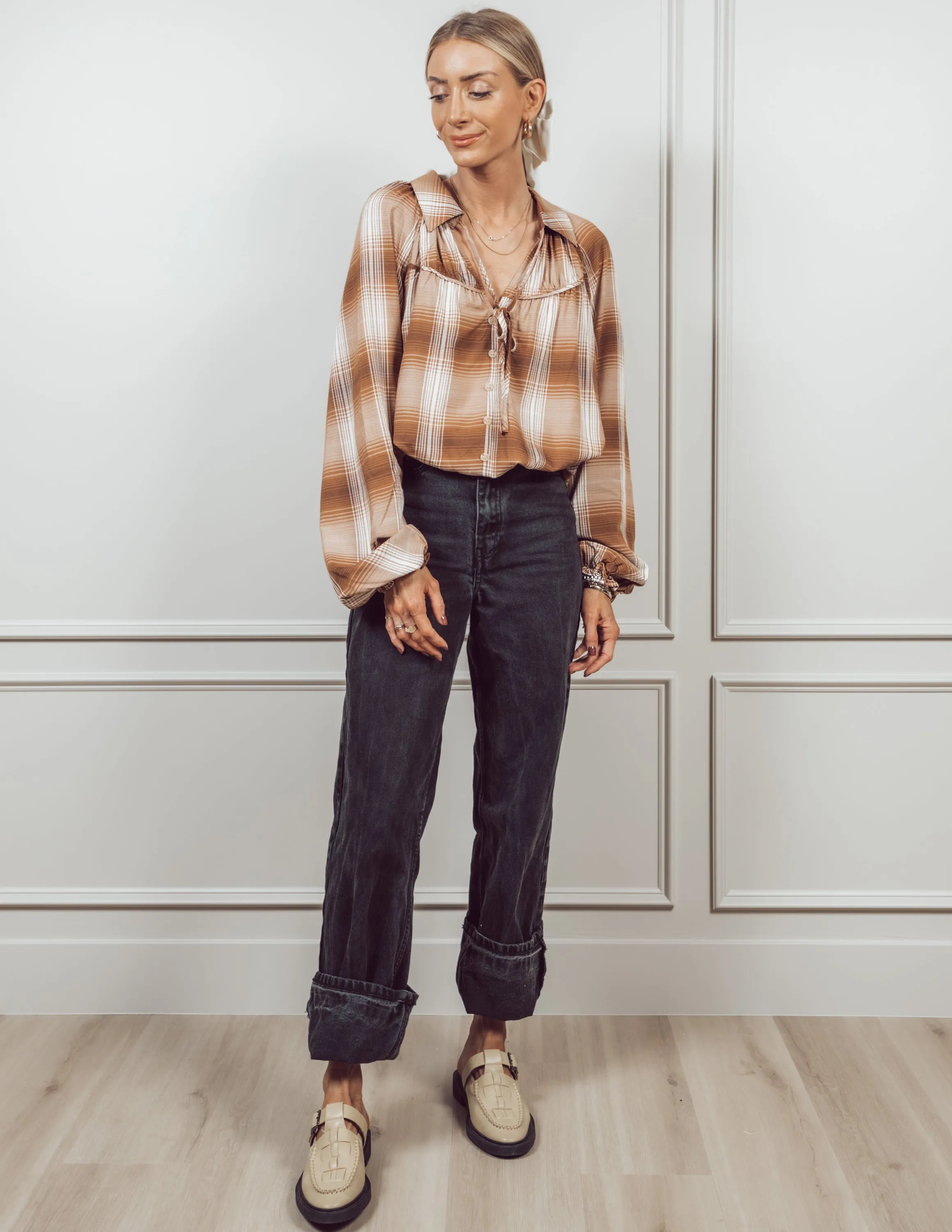 Quinn Plaid Top sold by Shop Stevie product image thumbnail 2