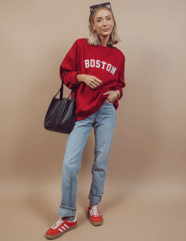 Boston Oversized Sweatshirt *COMING SOON* sold by Shop Stevie