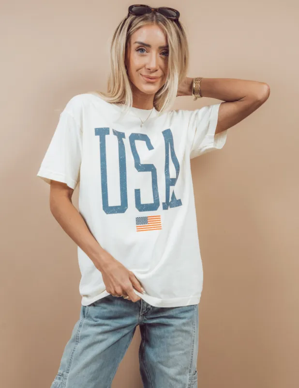 USA Vintage Graphic Tee sold by Shop Stevie
