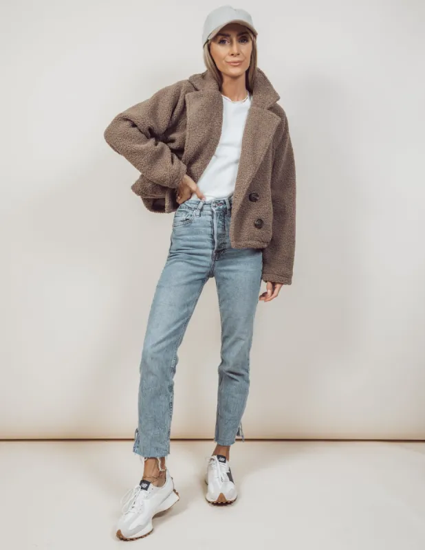 Lana Sherpa Jacket *COMING SOON* sold by Shop Stevie