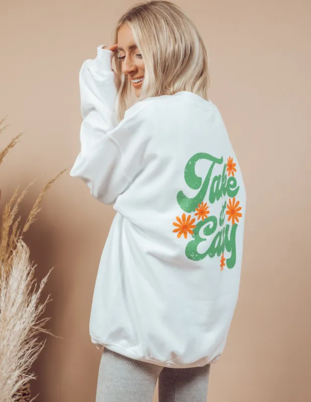 Take It Easy Graphic Sweatshirt sold by Shop Stevie
