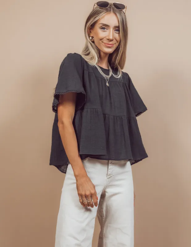 Allie Babydoll Top sold by Shop Stevie