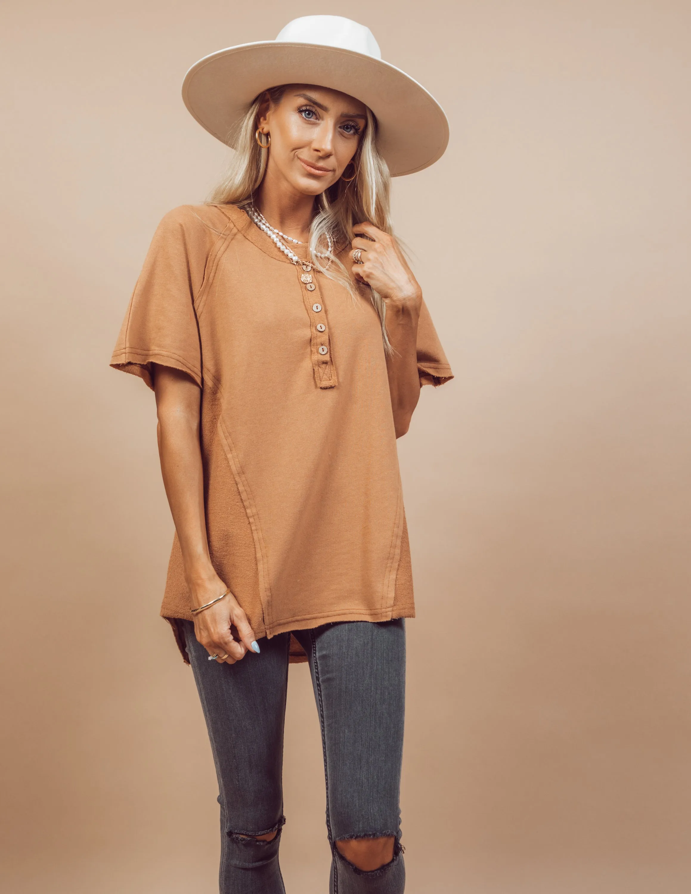 Ellie Short Sleeve Top sold by Shop Stevie