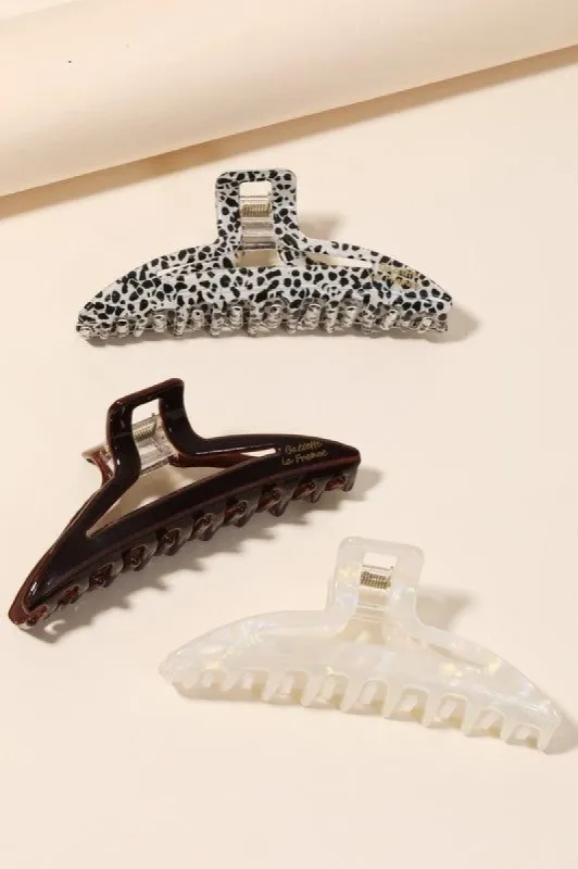 Assorted Acetate Hair Clip Set sold by Shop Stevie