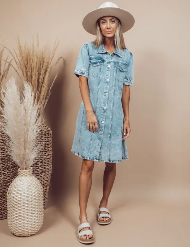 Amani Denim Dress sold by Shop Stevie