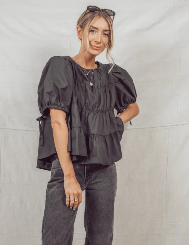 Darian Puff Sleeve Top sold by Shop Stevie