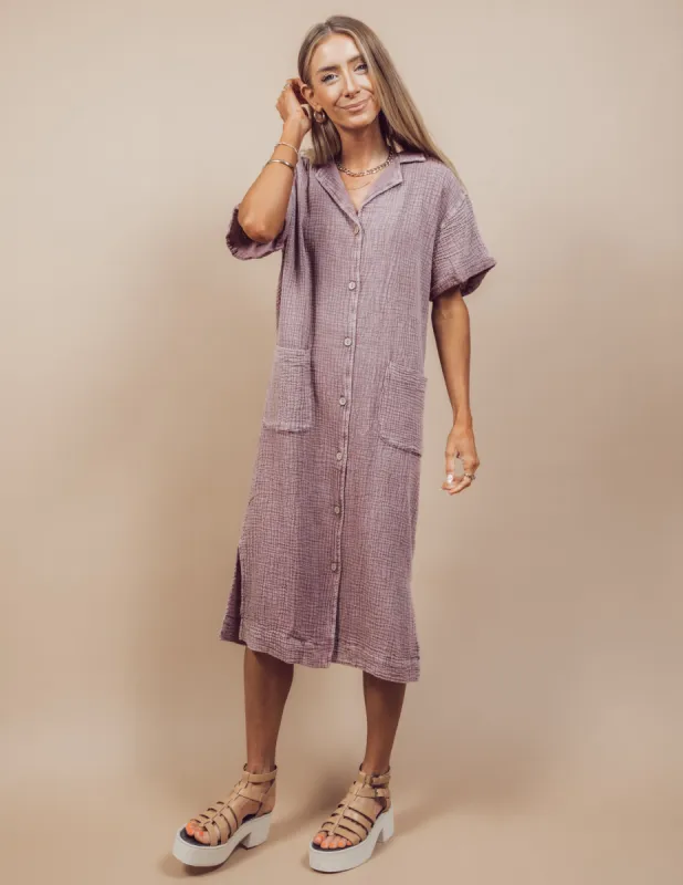 Hattie Button Down Dress sold by Shop Stevie