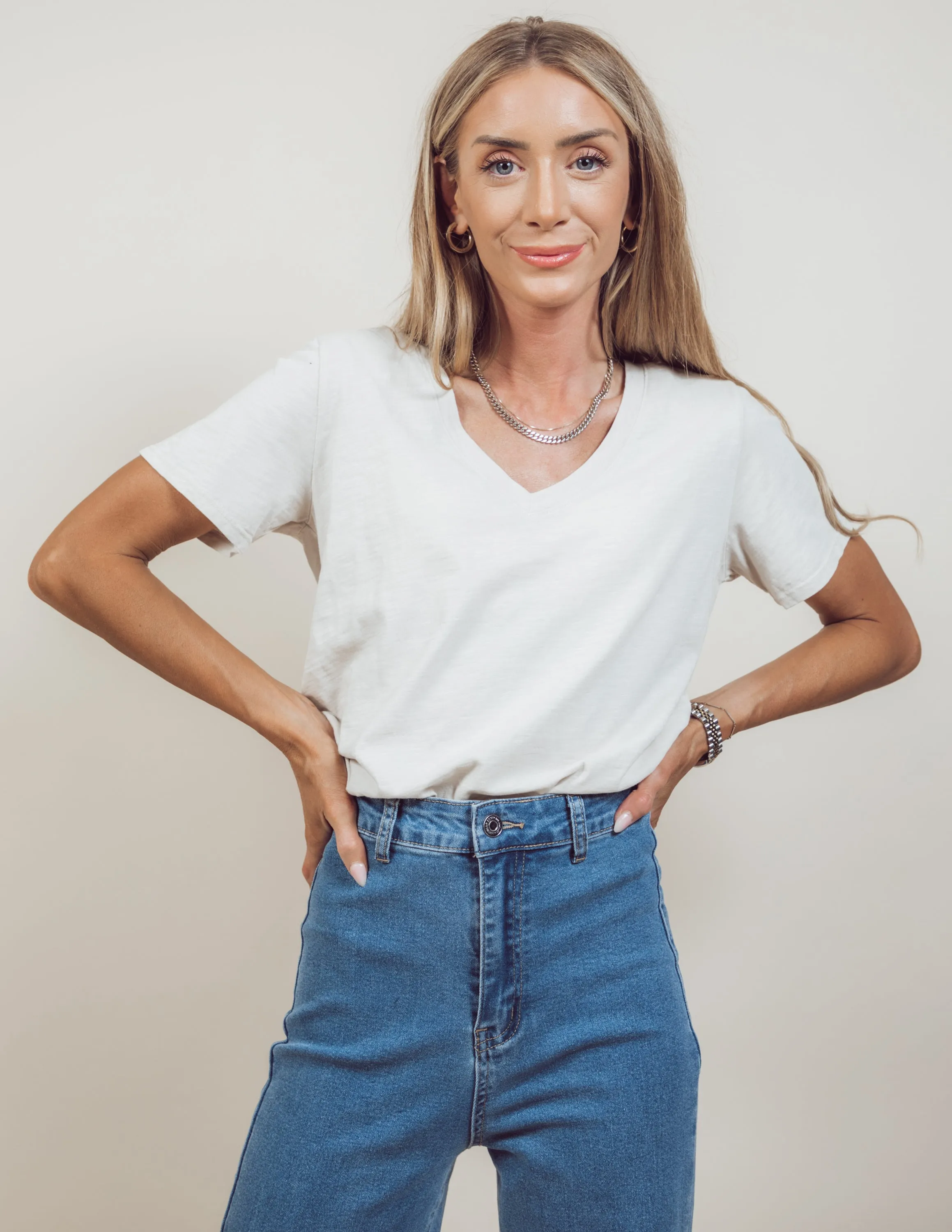 Riley V-Neck Top sold by Shop Stevie