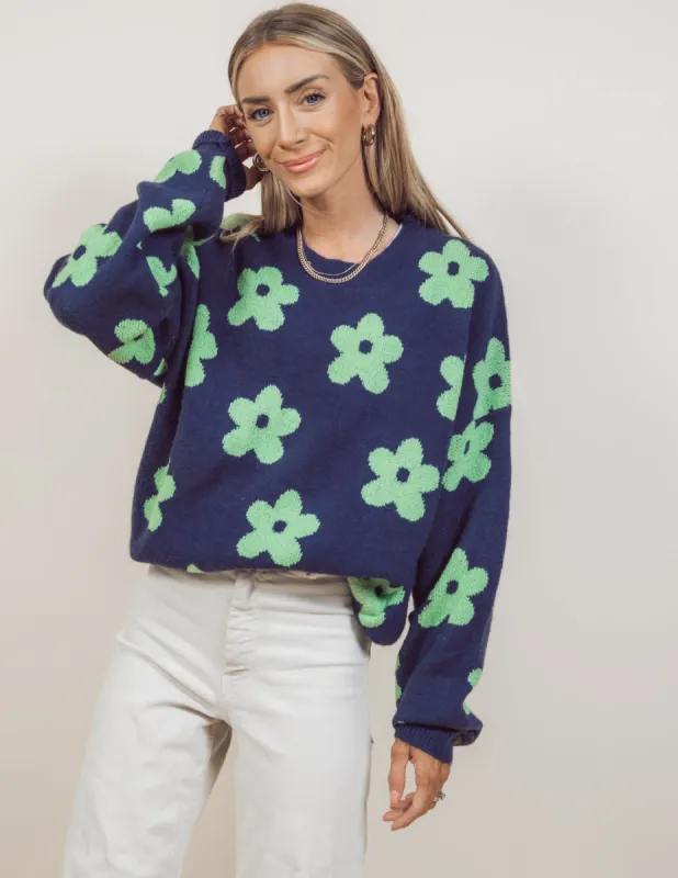 Delilah Flower Sweater sold by Shop Stevie
