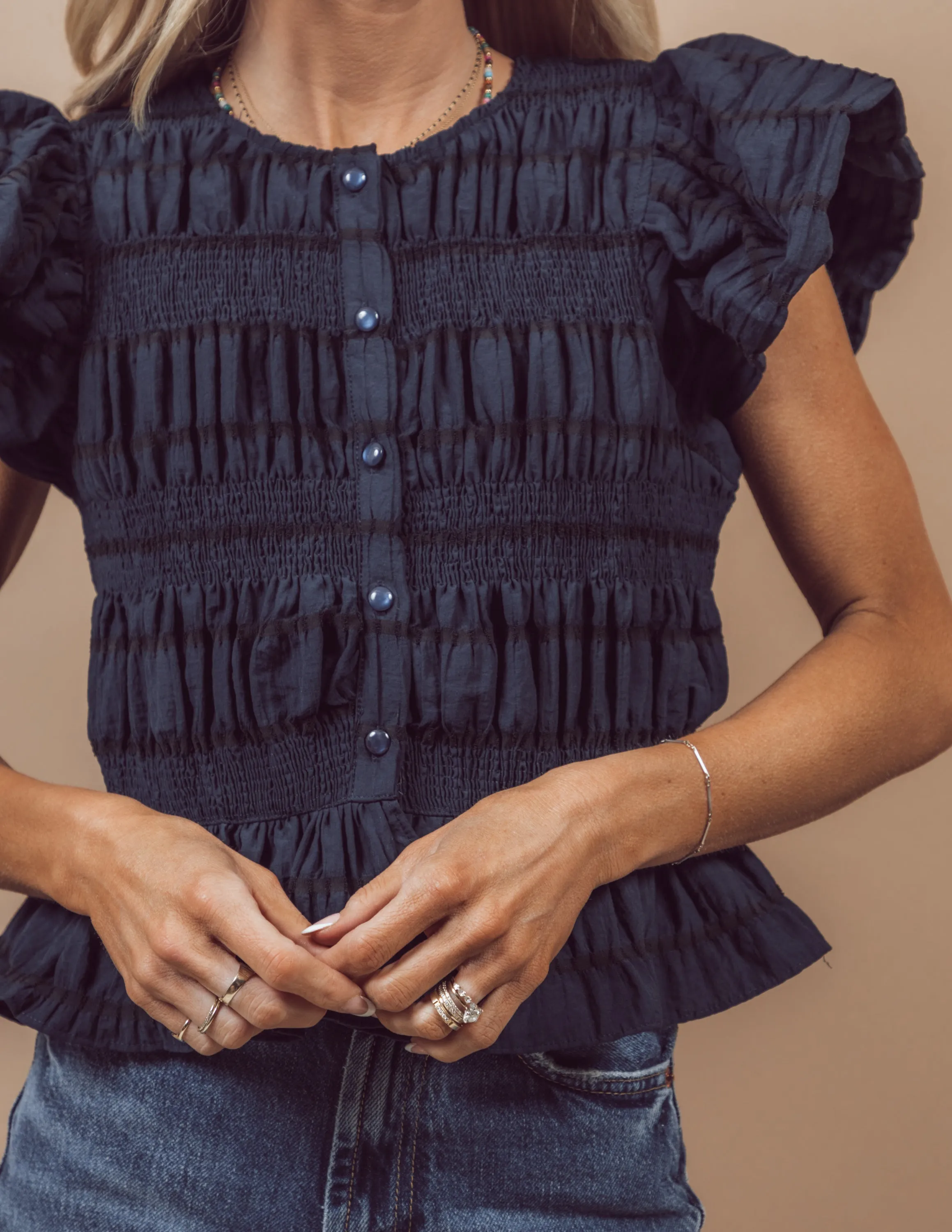 Albertine Textured Top sold by Shop Stevie product image thumbnail 5