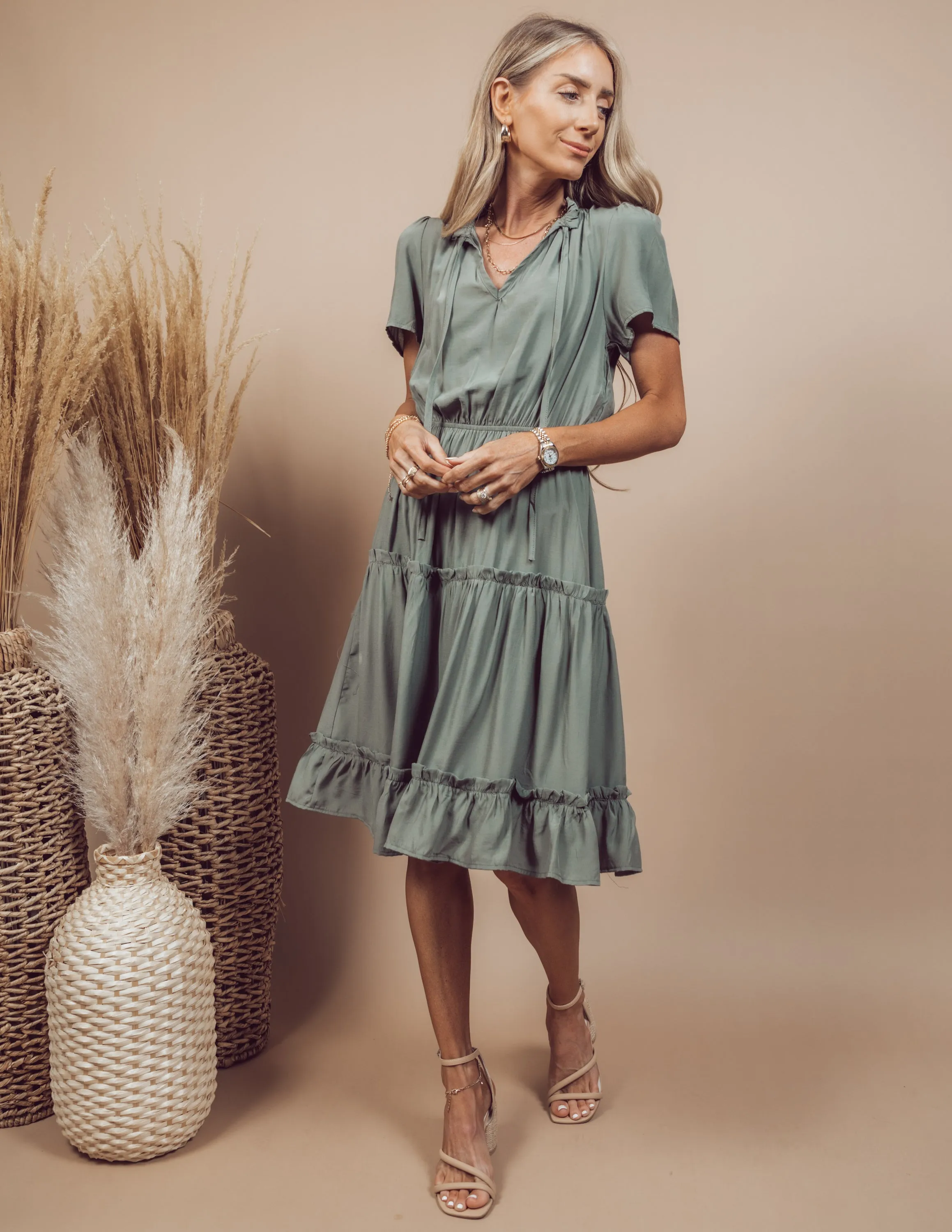 Hana Tiered Dress sold by Shop Stevie product image thumbnail 5