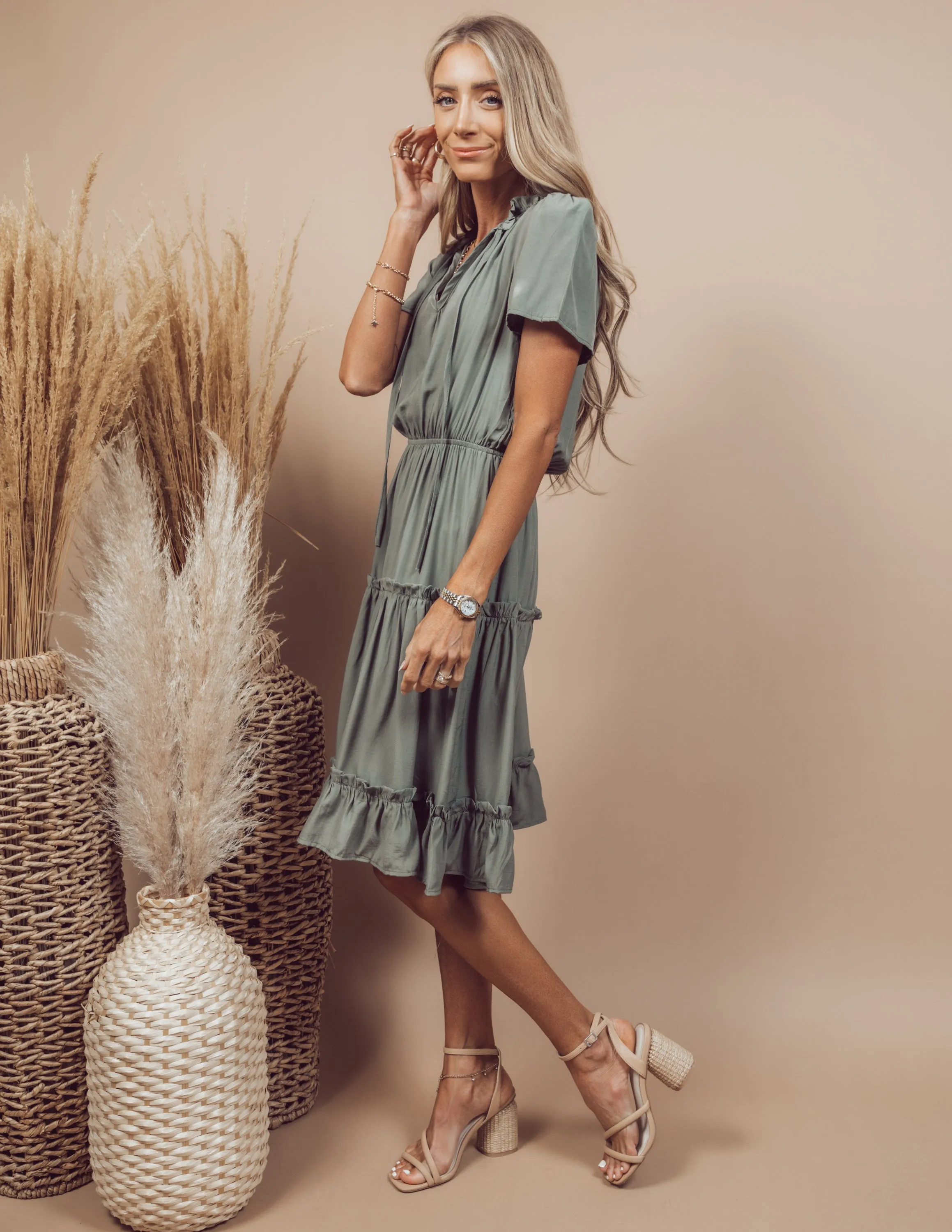 Hana Tiered Dress sold by Shop Stevie product image thumbnail 2