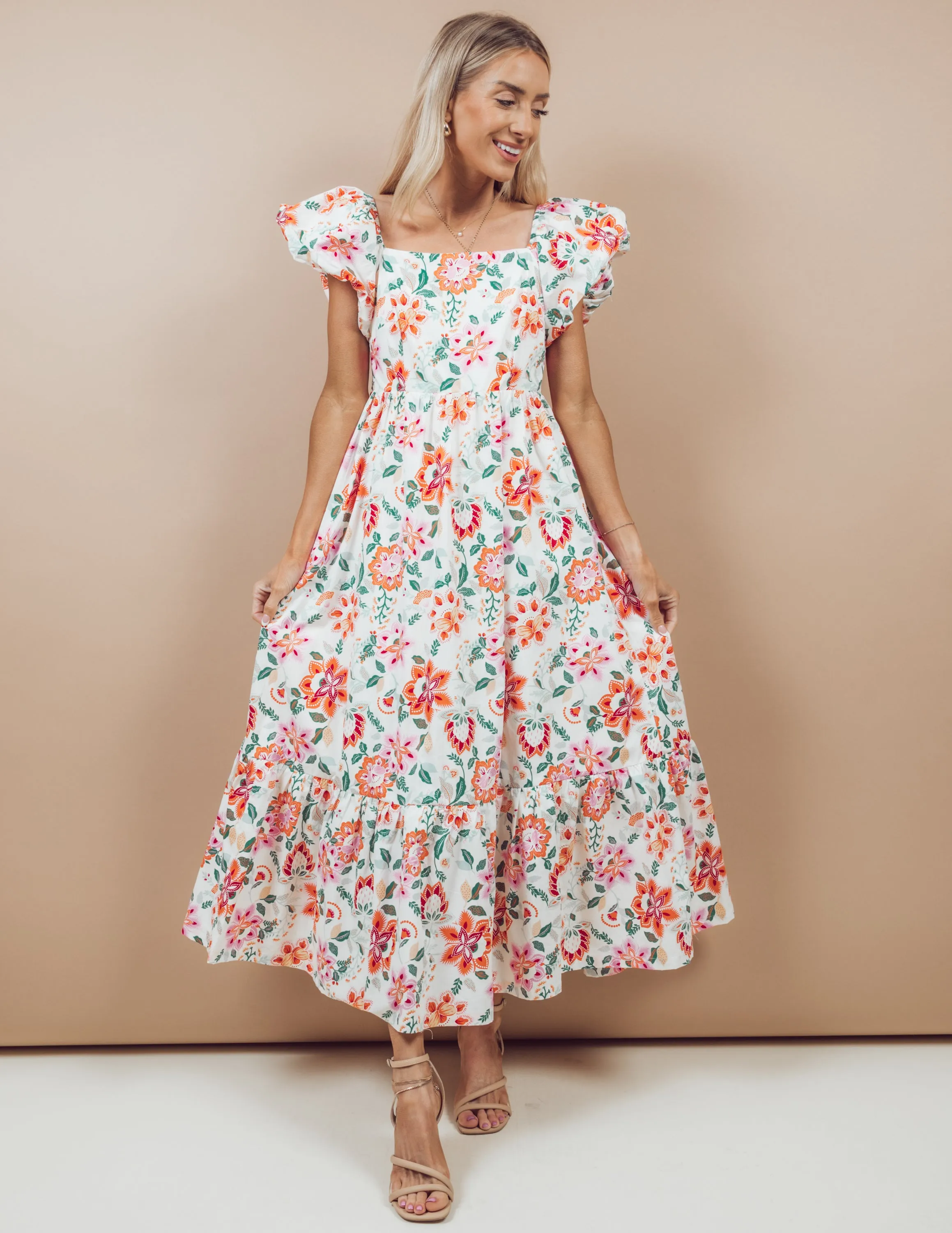 Lia Flower Dress sold by Shop Stevie product image thumbnail 5