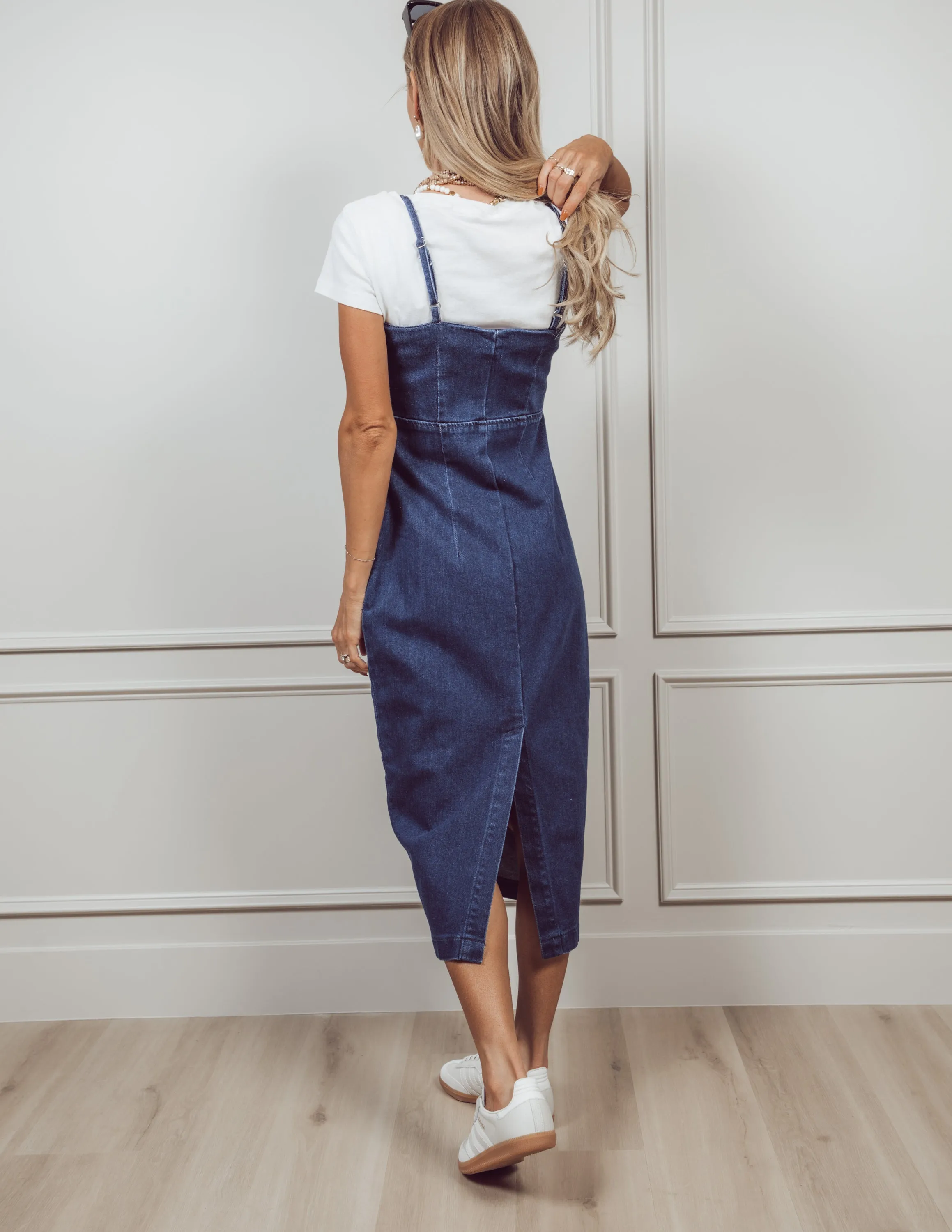 Taylor Denim Dress sold by Shop Stevie product image thumbnail 4