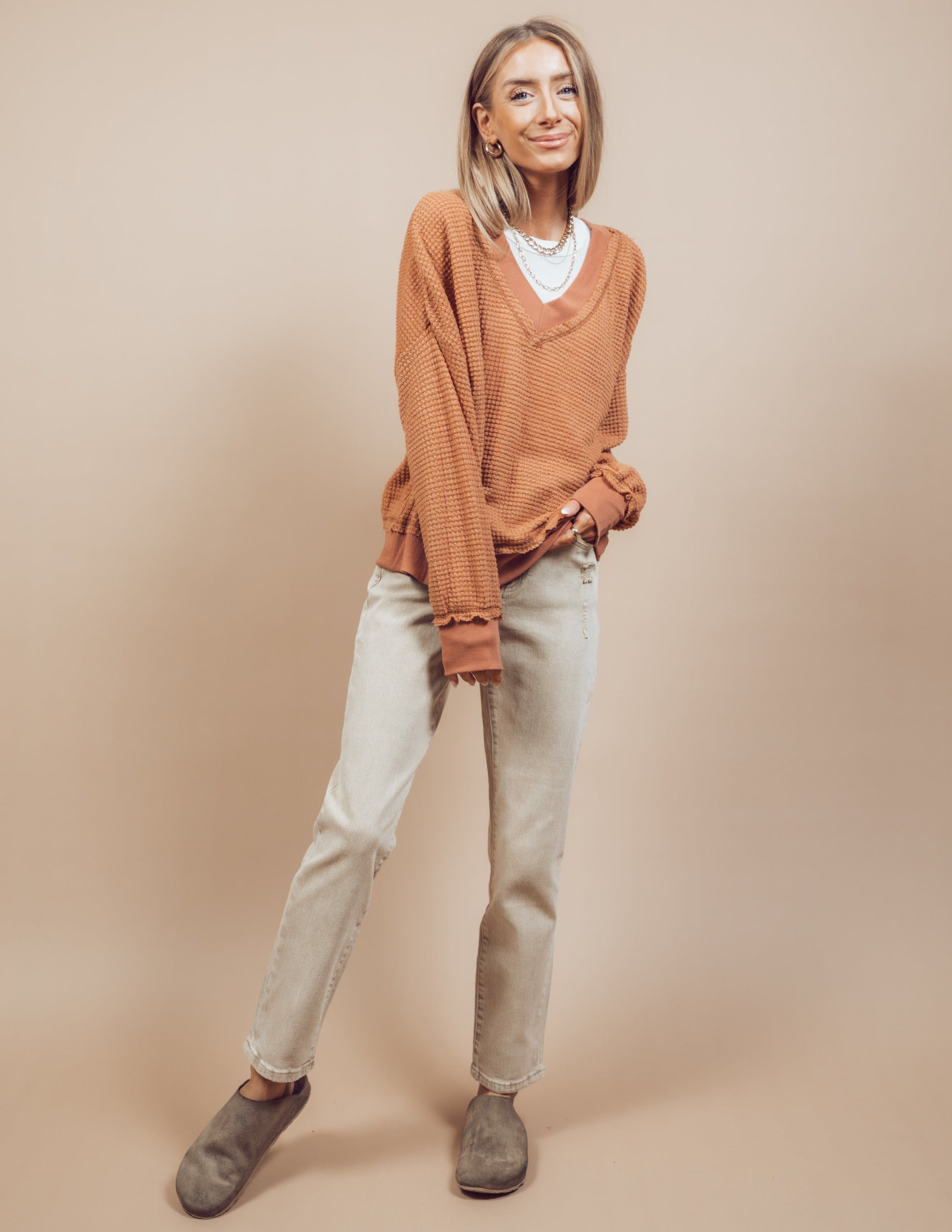 Marla V-Neck Top sold by Shop Stevie product image thumbnail 2