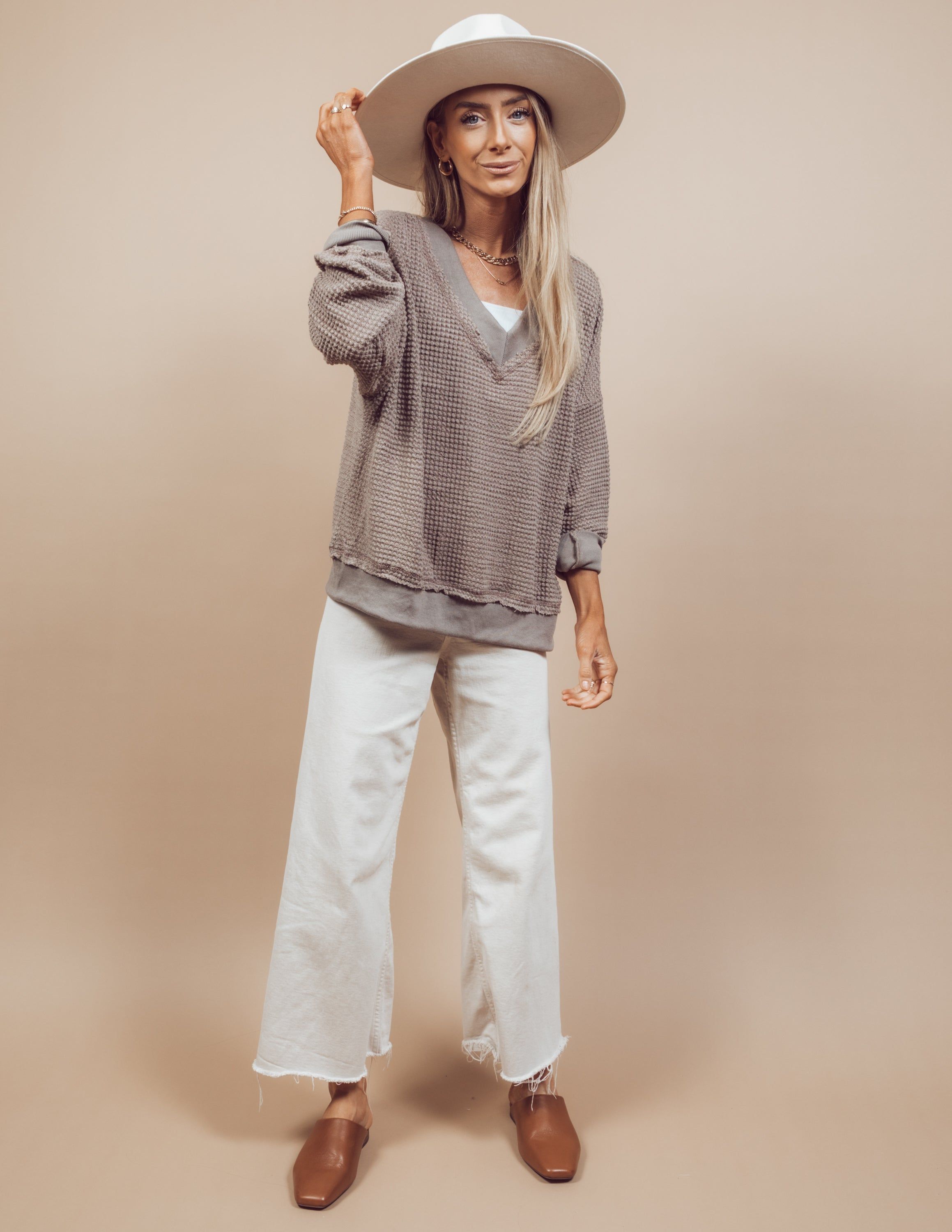 Marla V-Neck Top sold by Shop Stevie product image thumbnail 3