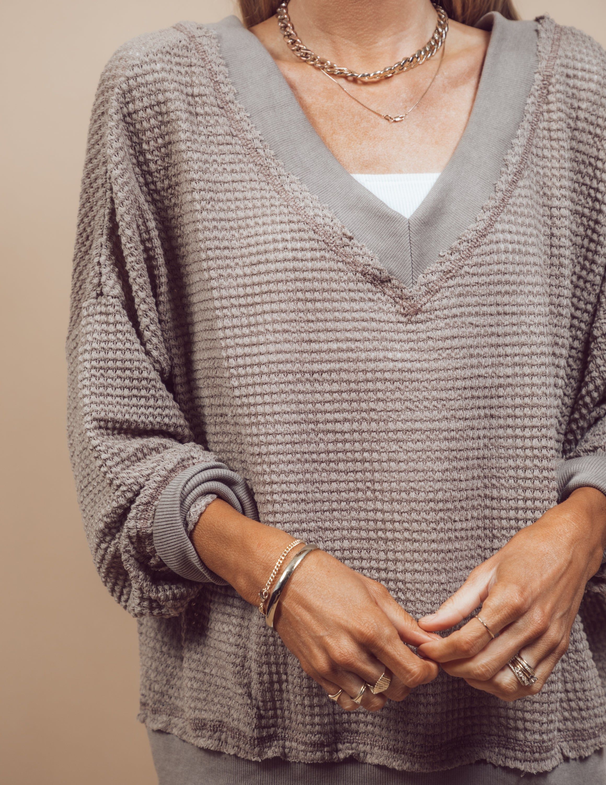 Marla V-Neck Top sold by Shop Stevie product image thumbnail 7