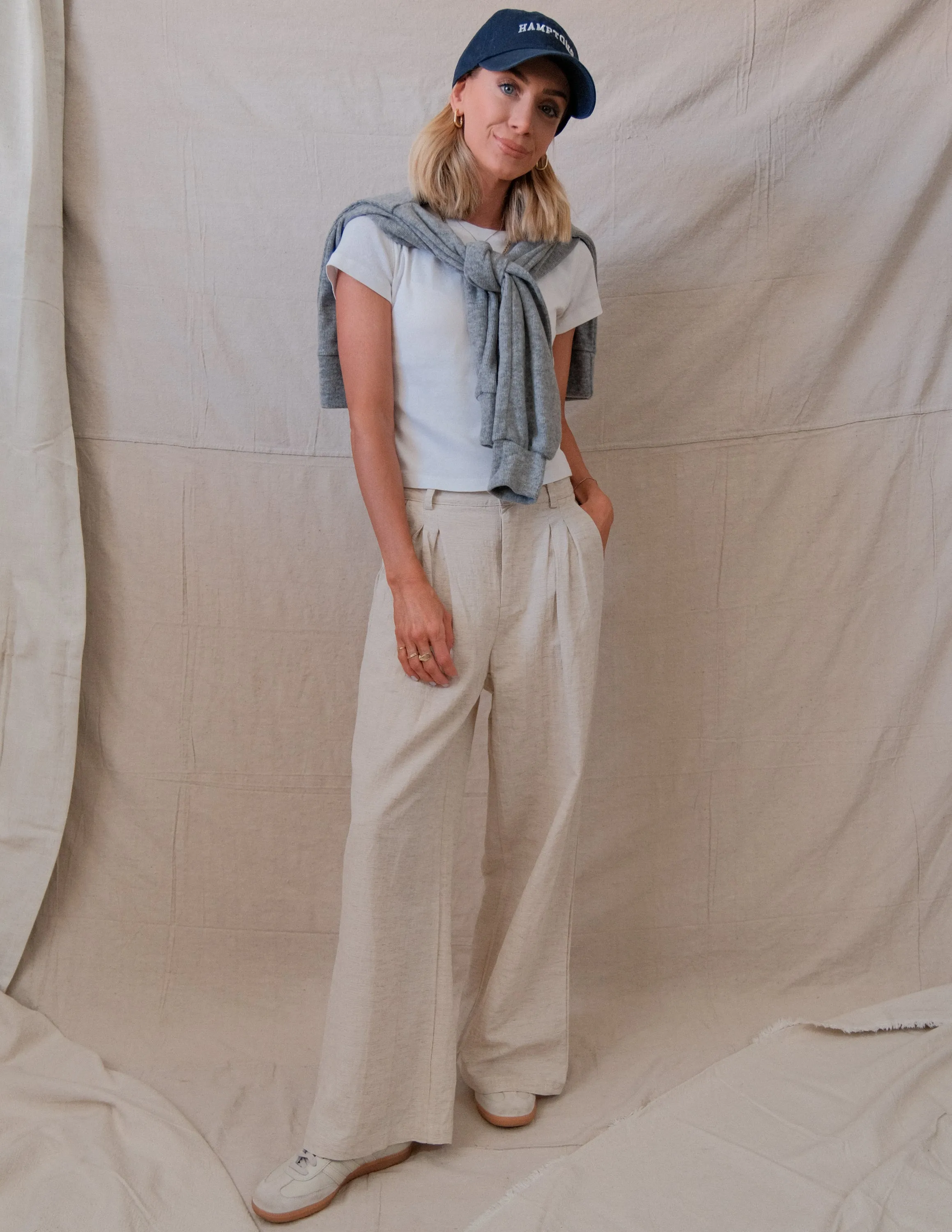 Hallie Linen Pants sold by Shop Stevie