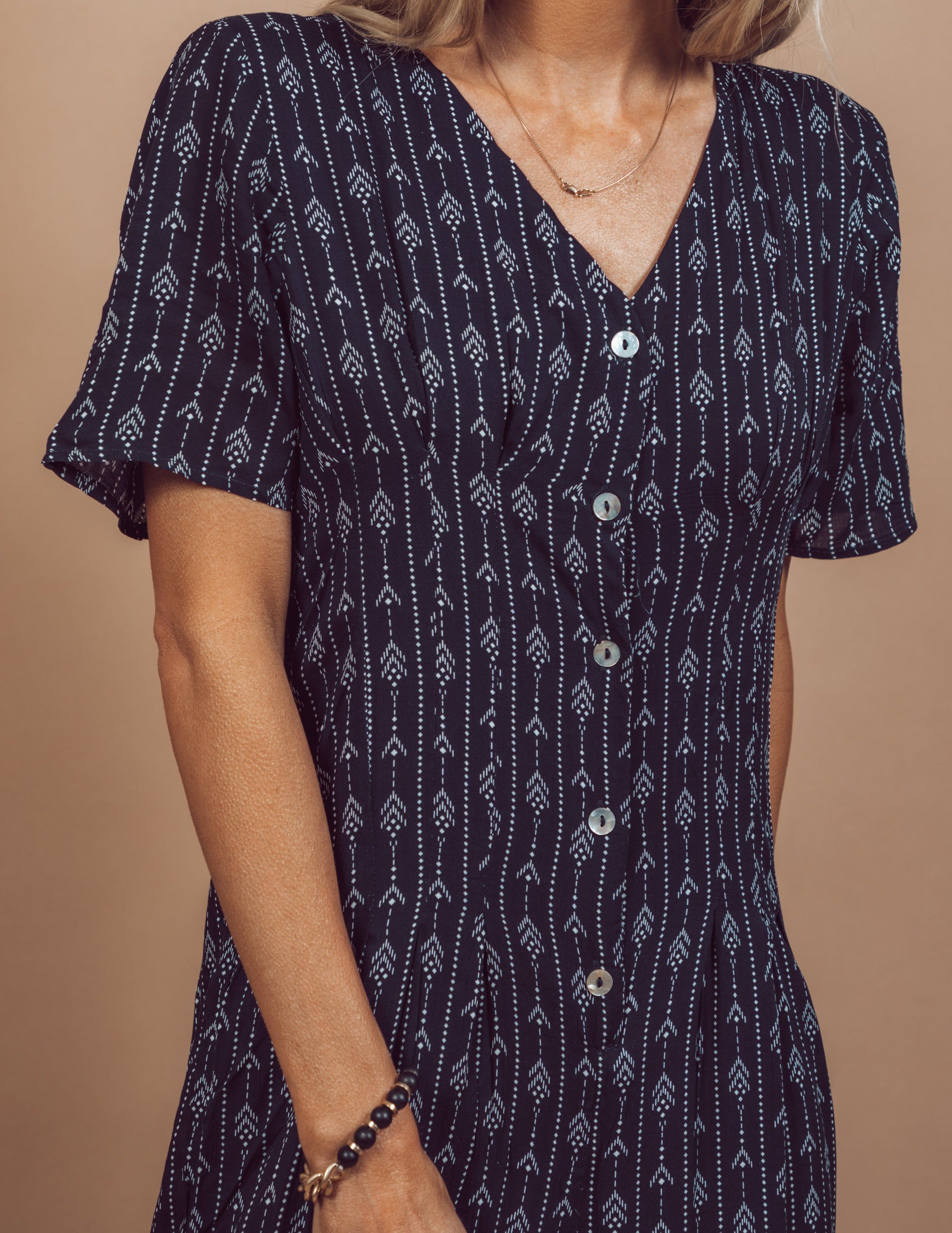 Cascade Printed Jumpsuit sold by Shop Stevie product image thumbnail 4