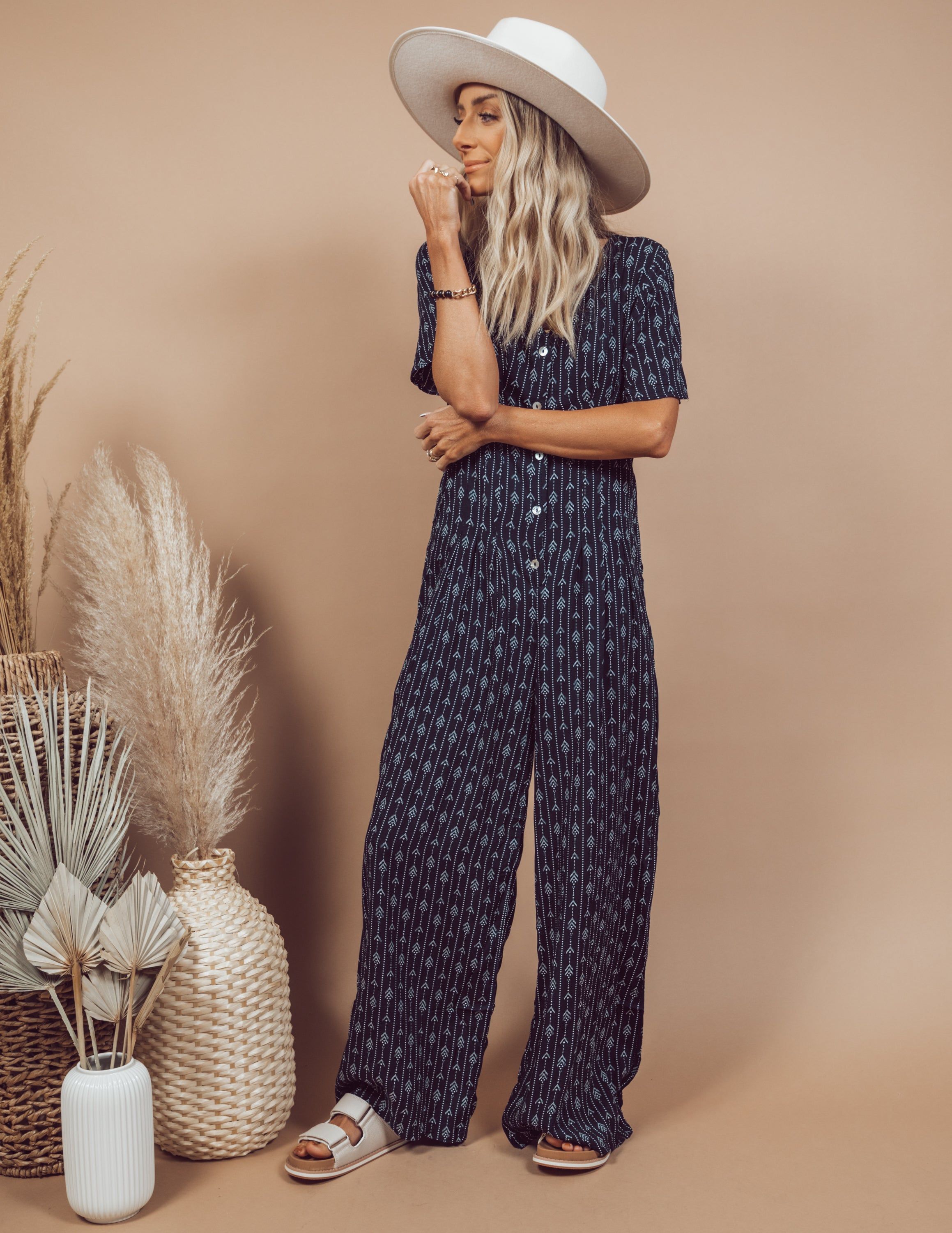 Cascade Printed Jumpsuit sold by Shop Stevie product image thumbnail 2