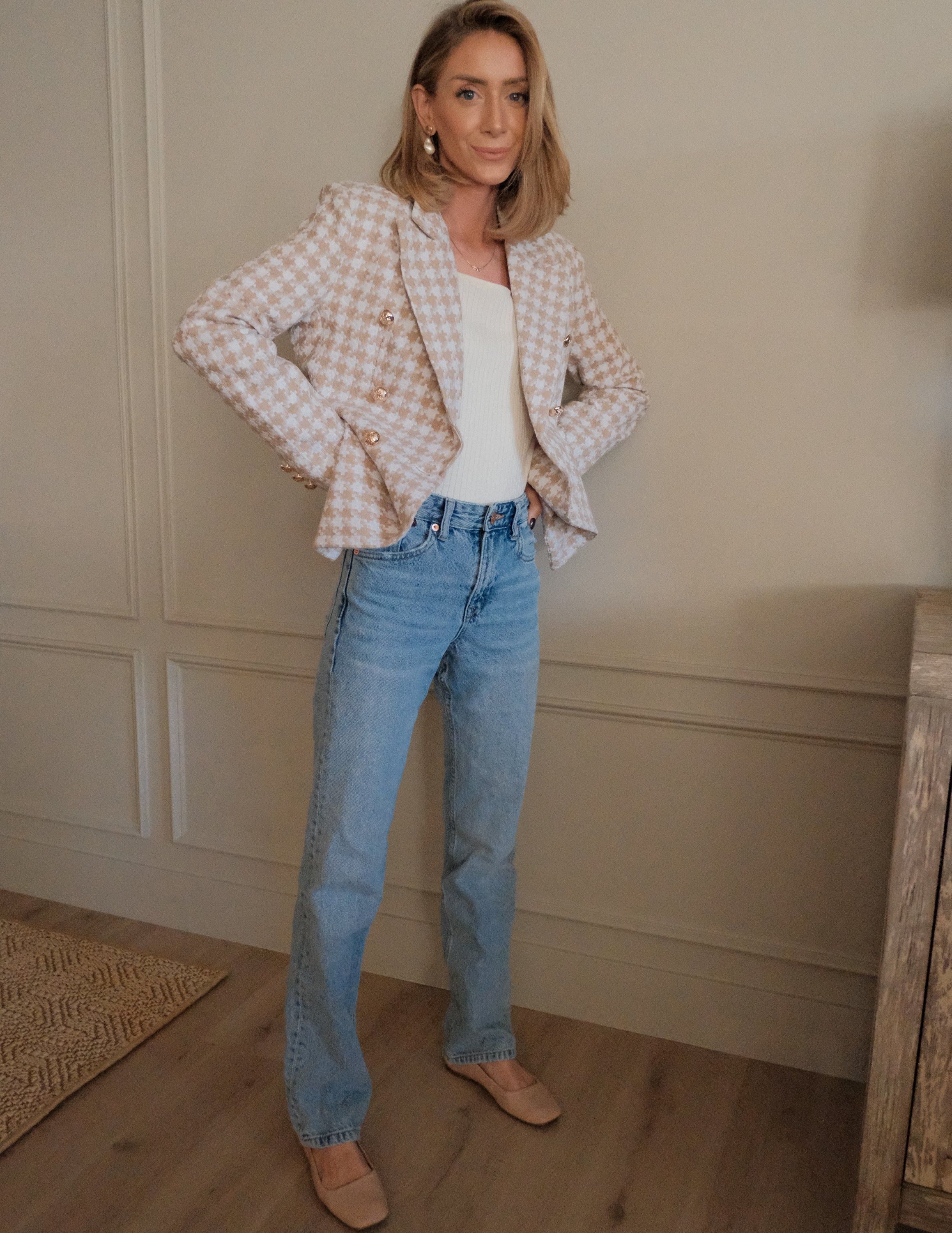 Houndstooth Blazer *COMING SOON* sold by Shop Stevie