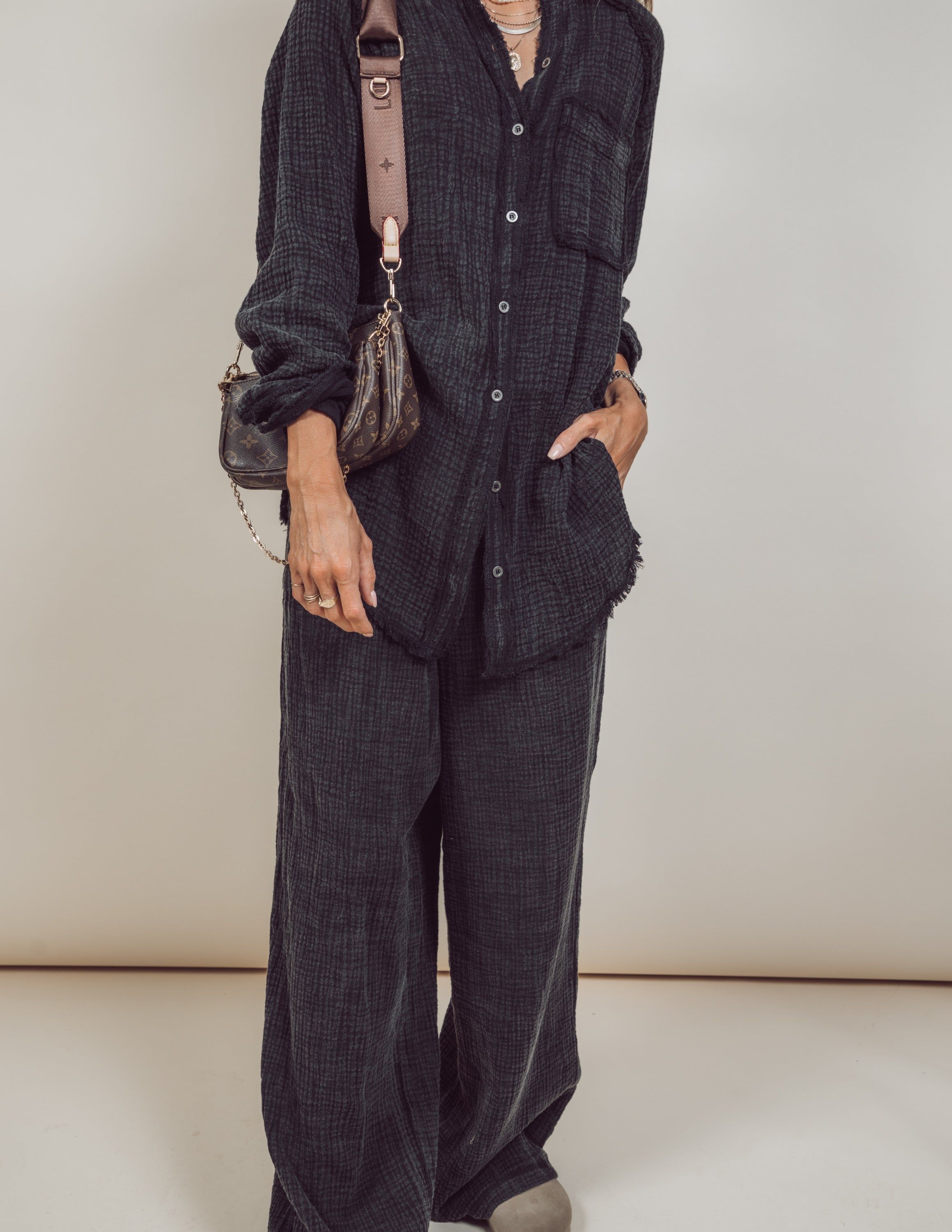 Joy Button Up Top *COMING SOON* sold by Shop Stevie product image thumbnail 3