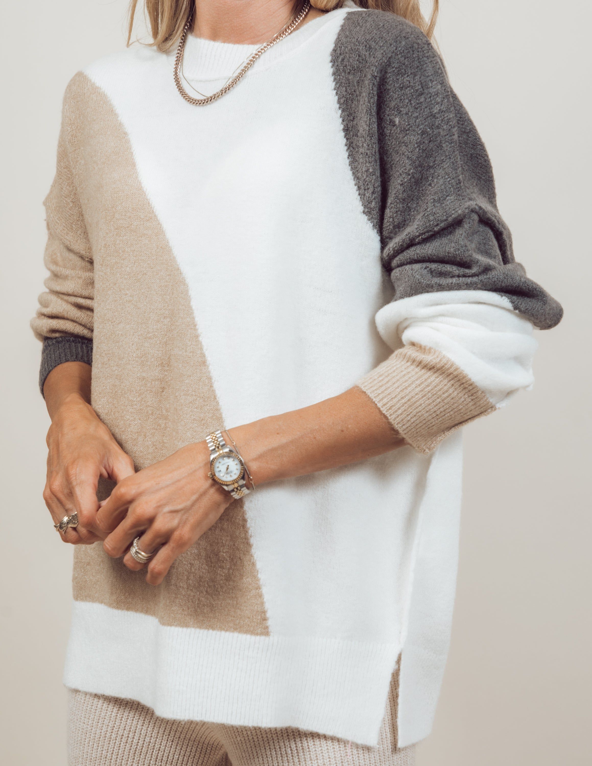 Harper Colorblock Sweater sold by Shop Stevie product image thumbnail 5