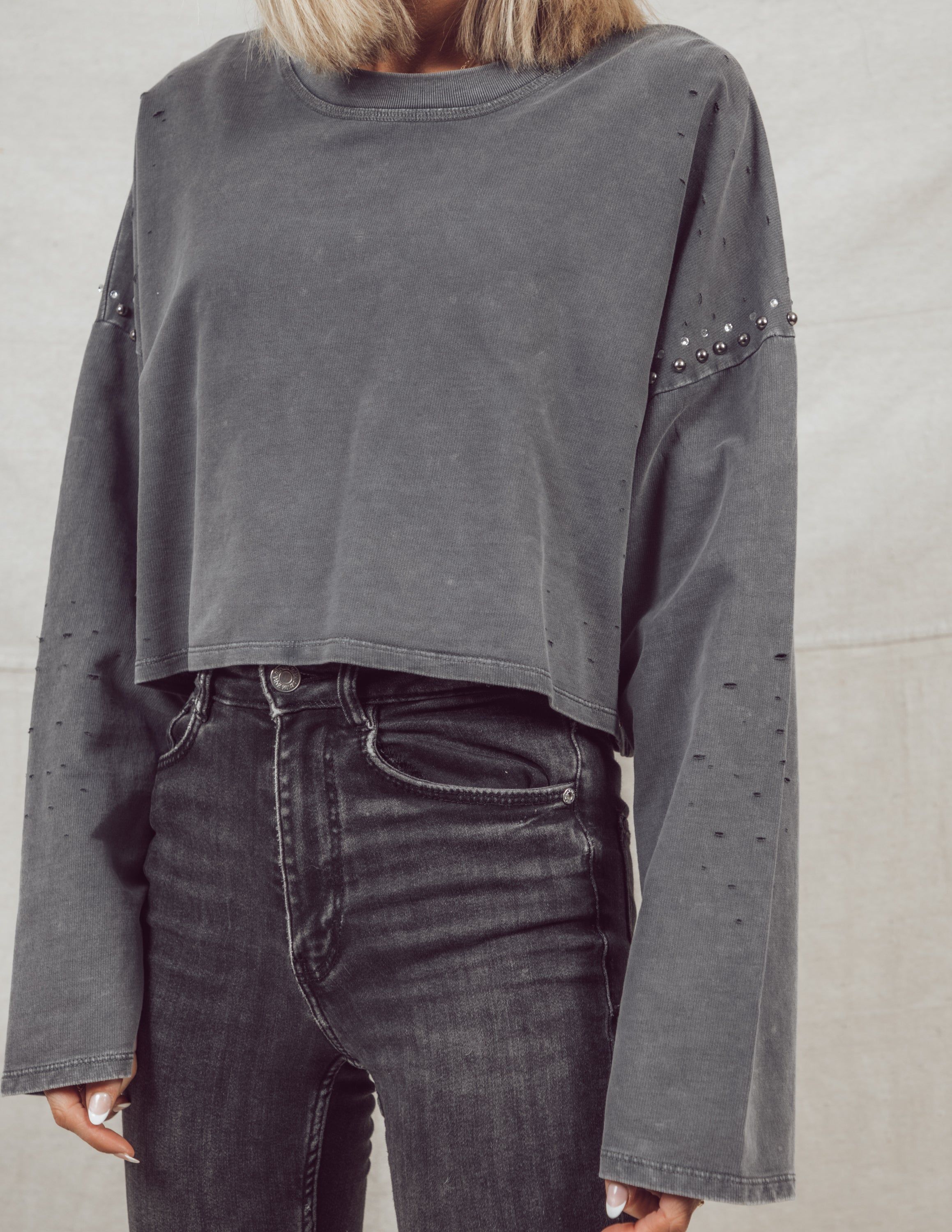 Kyla Studded Pullover *COMING SOON* sold by Shop Stevie product image thumbnail 4