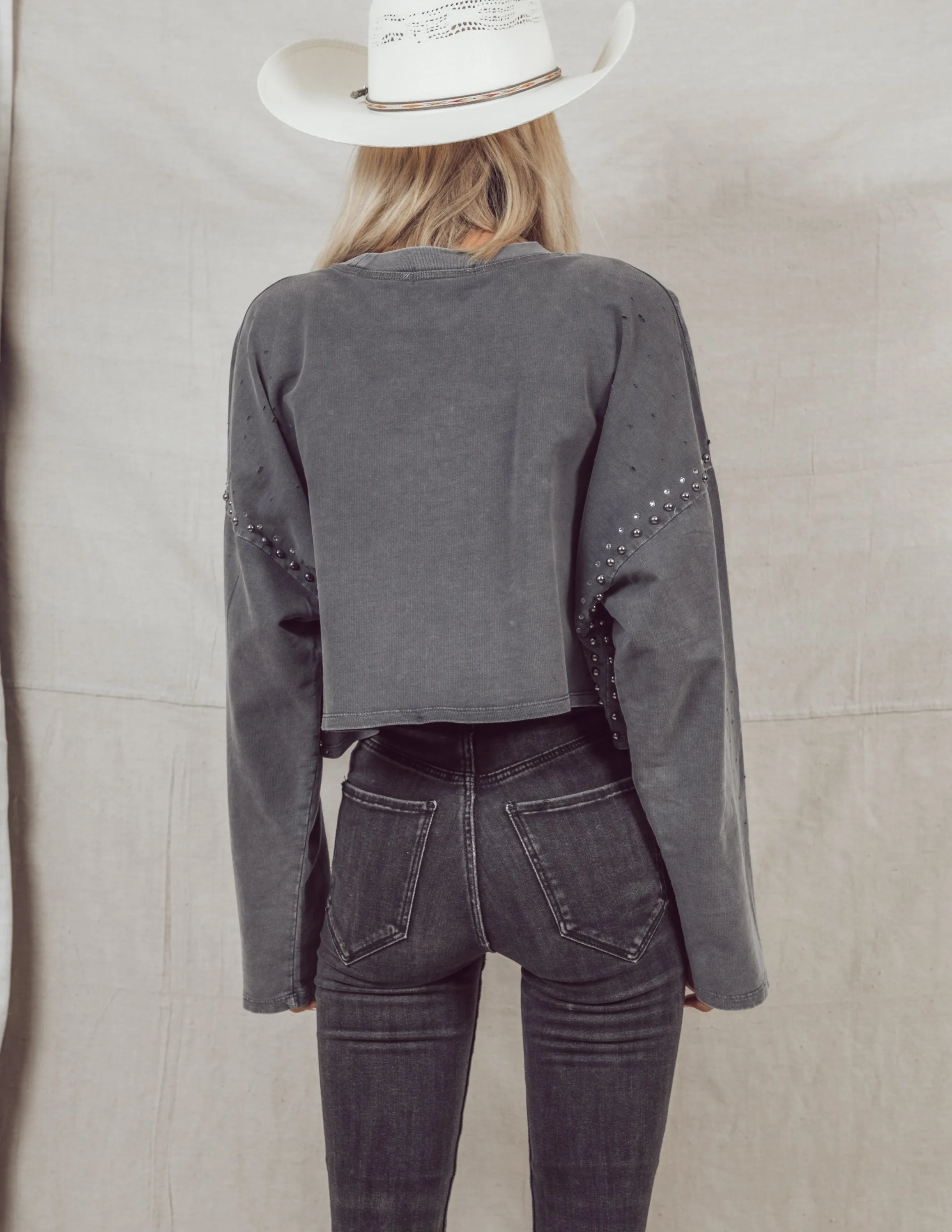 Kyla Studded Pullover sold by Shop Stevie product image thumbnail 5