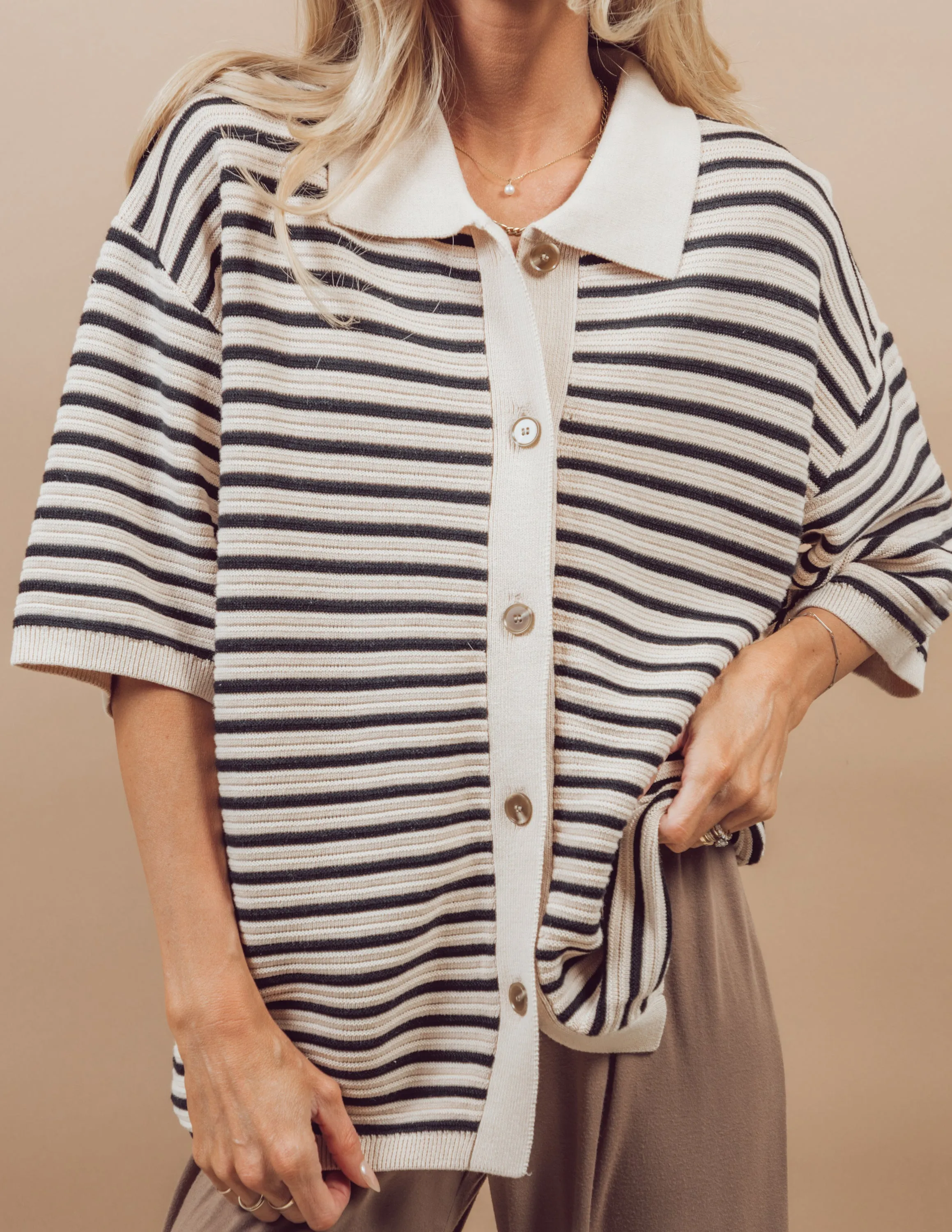 Cambryn Striped Button Down sold by Shop Stevie product image thumbnail 4