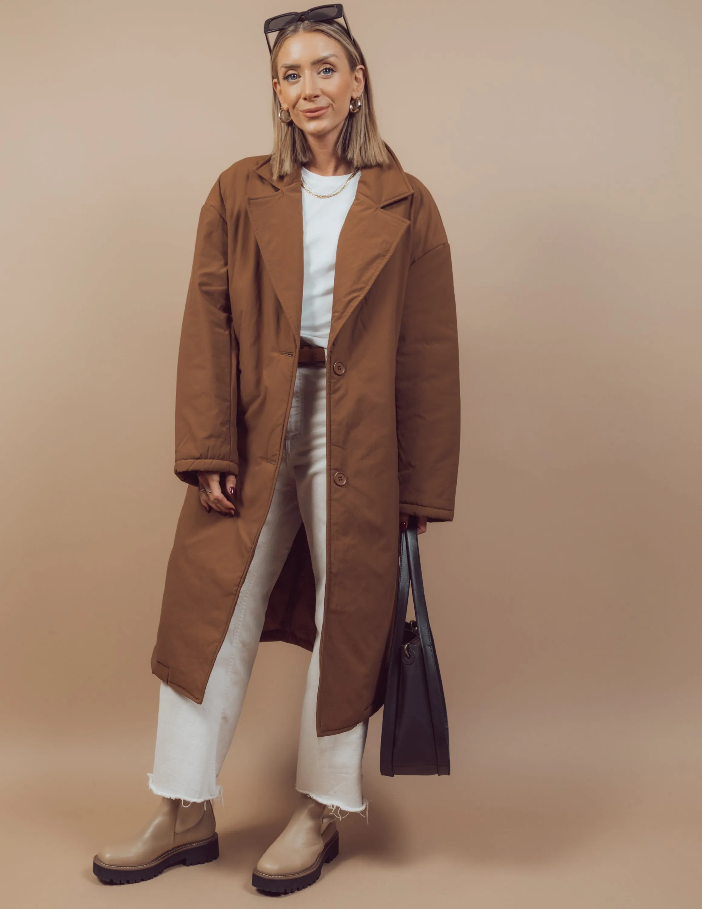 Tena Longline Coat sold by Shop Stevie product image thumbnail 2